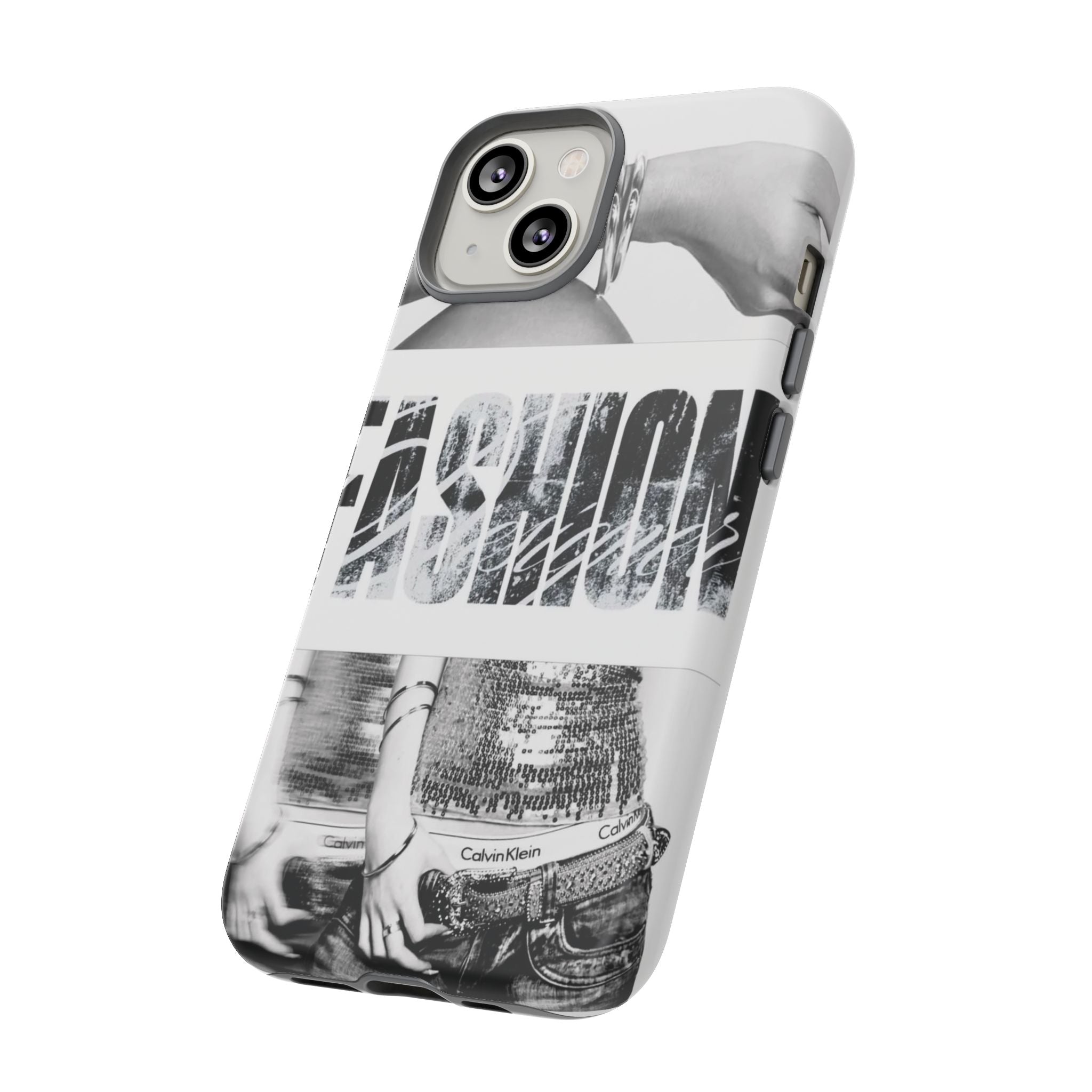 Tough Cases – Grunge Black & White 'Rebellion' Protective Phone Case