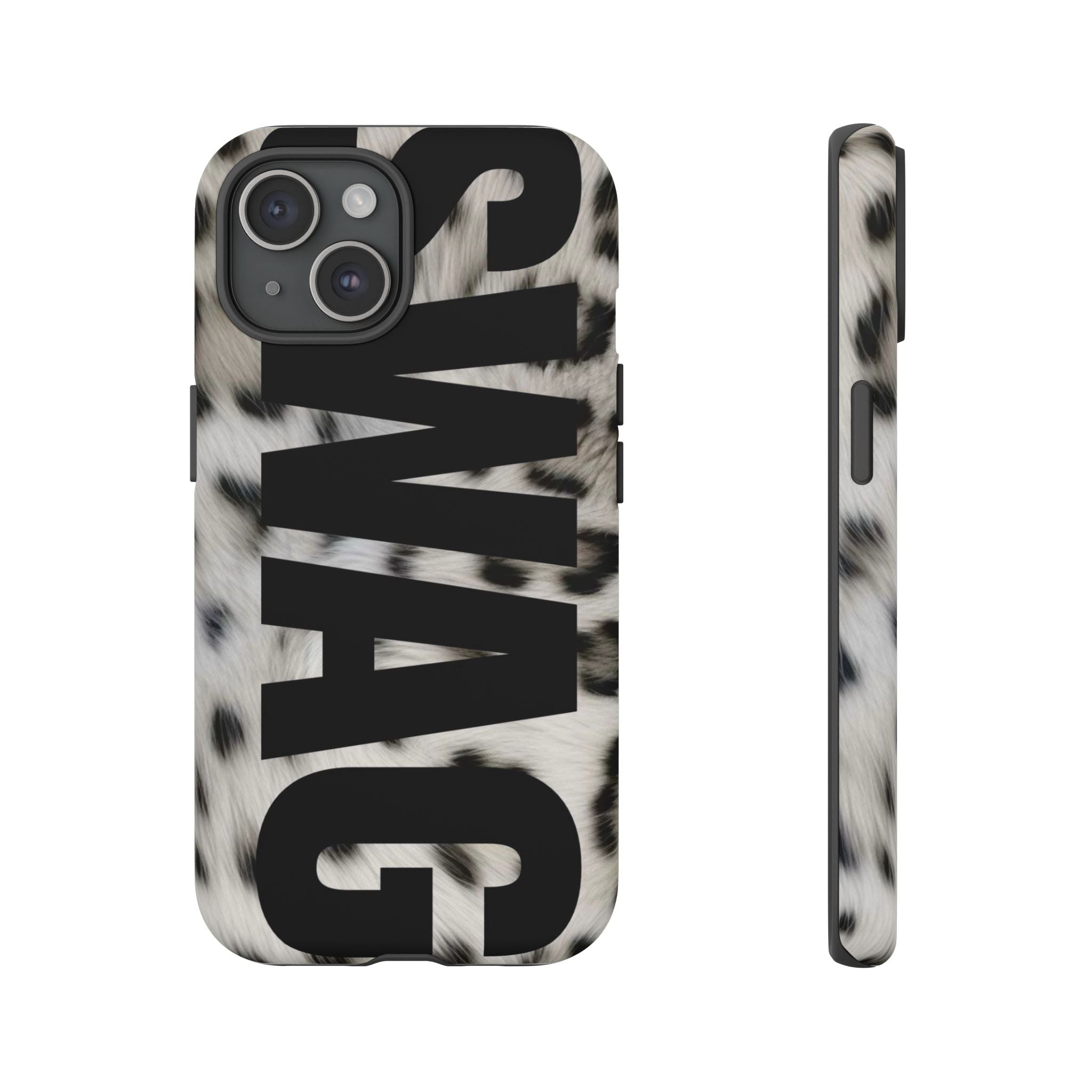 Phone Case — Leopard Faux Fur 'SWAG'