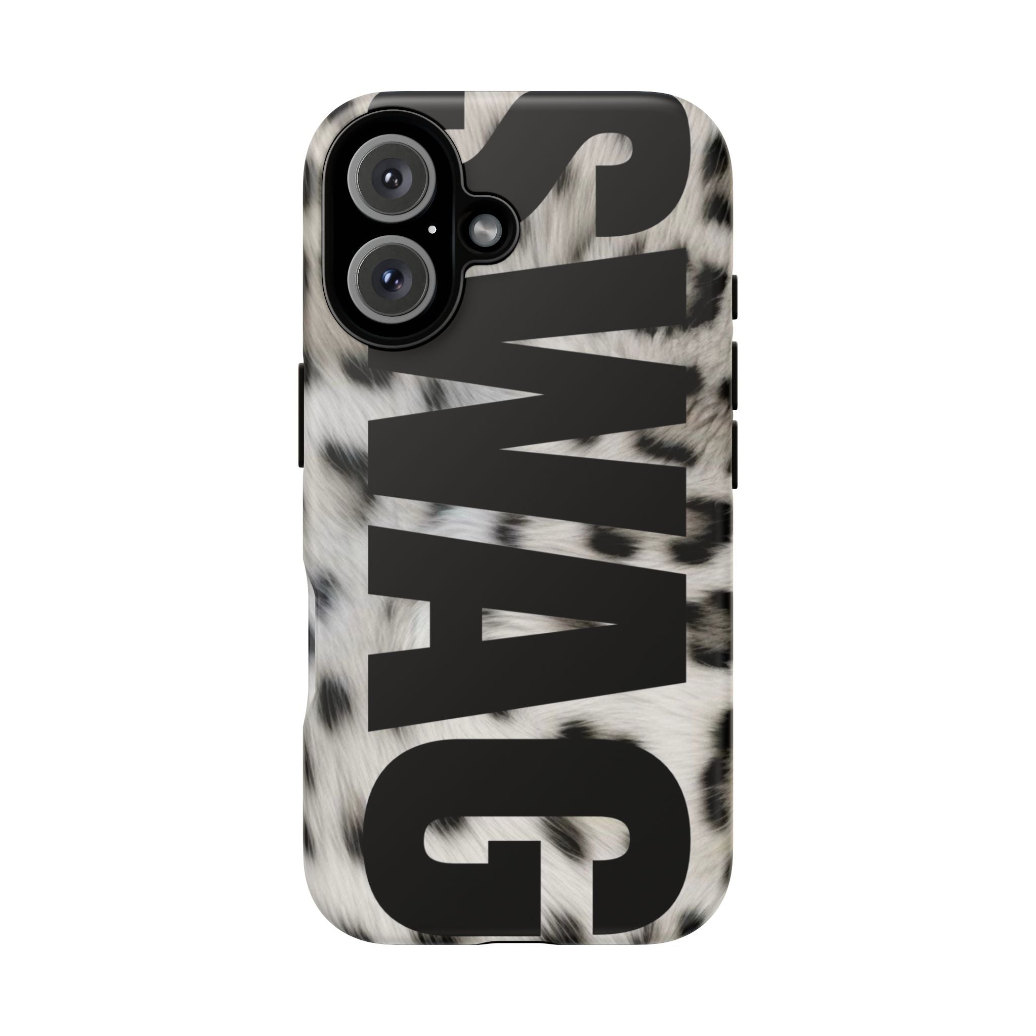 Phone Case — Leopard Faux Fur 'SWAG'