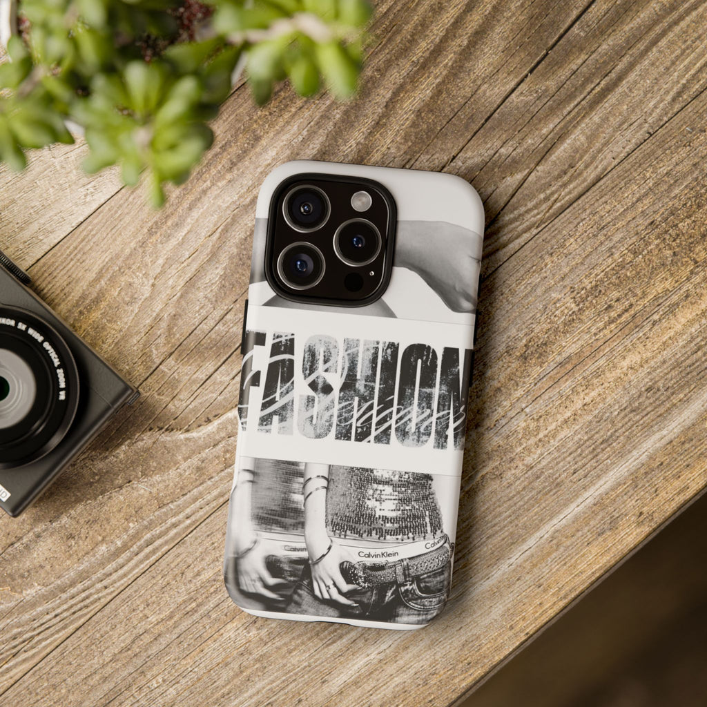 Tough Cases – Grunge Black & White 'Rebellion' Protective Phone Case