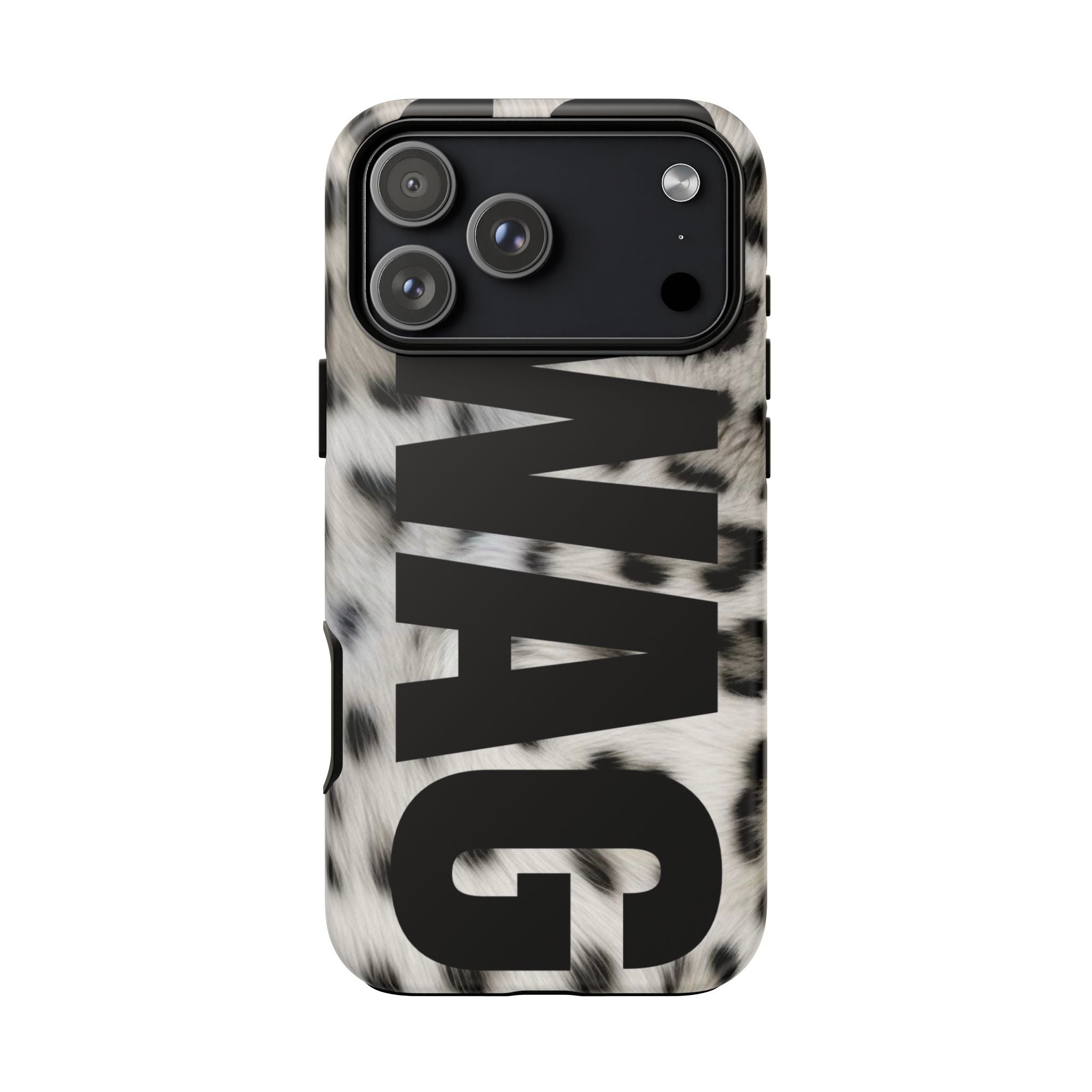 Phone Case — Leopard Faux Fur 'SWAG'