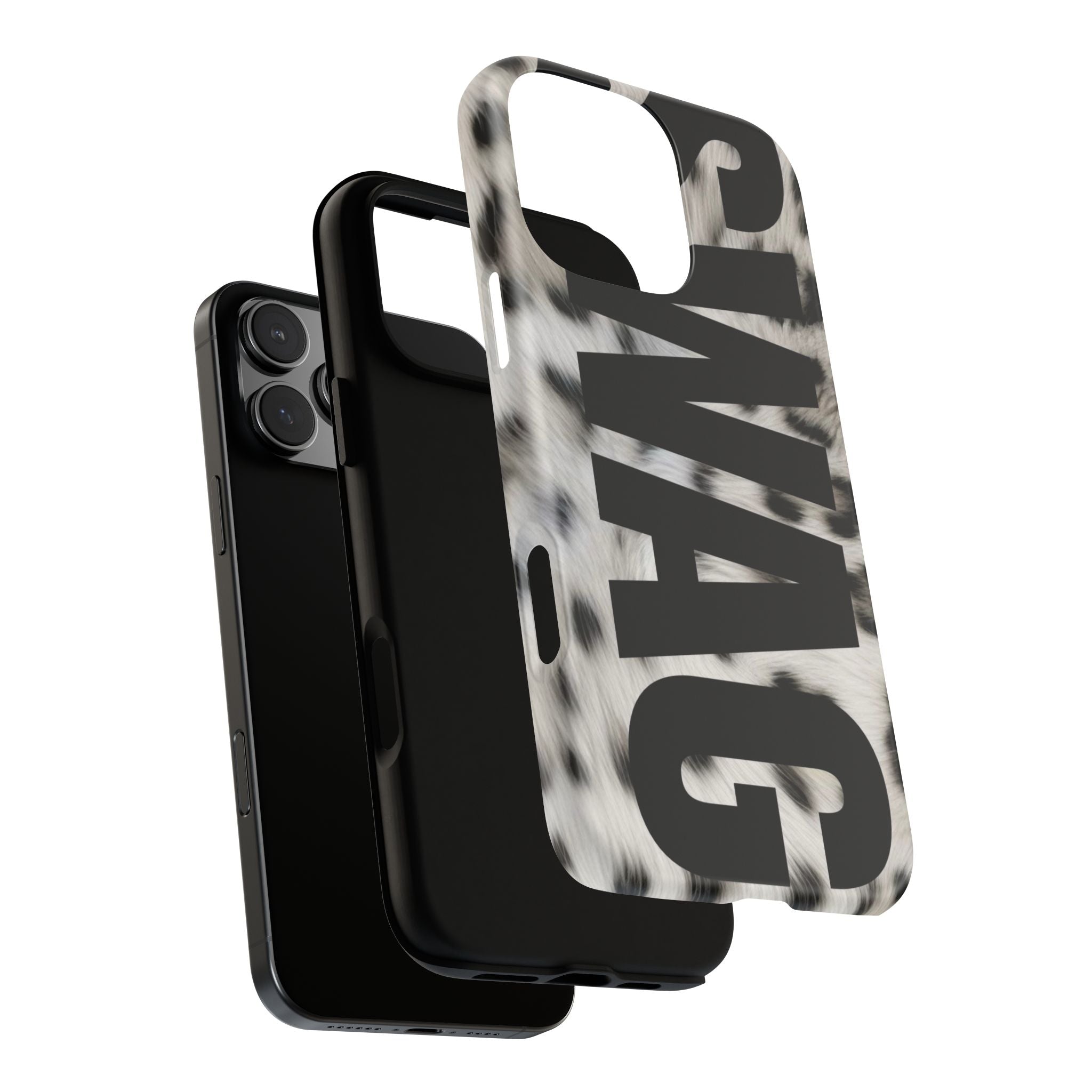 Phone Case — Leopard Faux Fur 'SWAG'