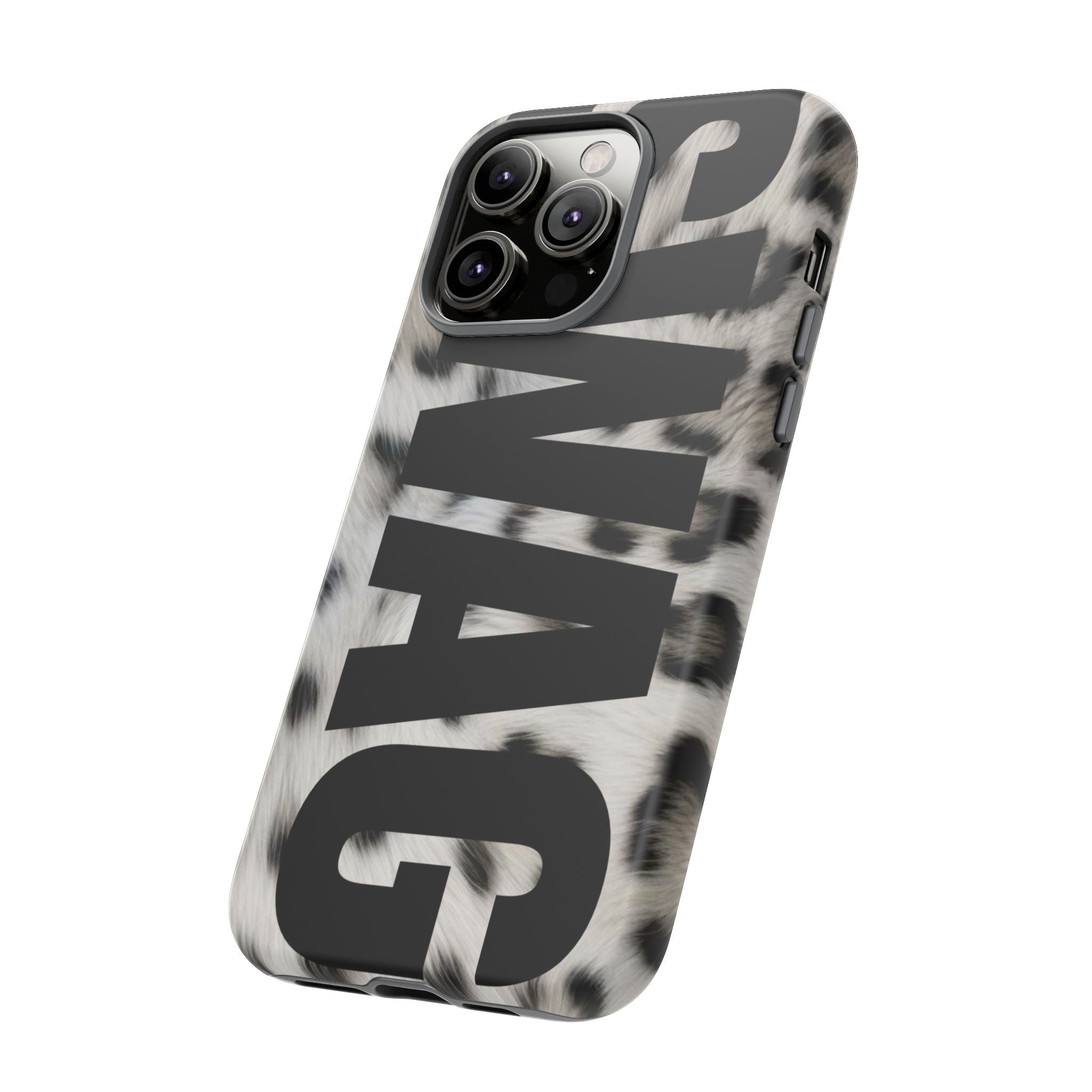 Phone Case — Leopard Faux Fur 'SWAG'