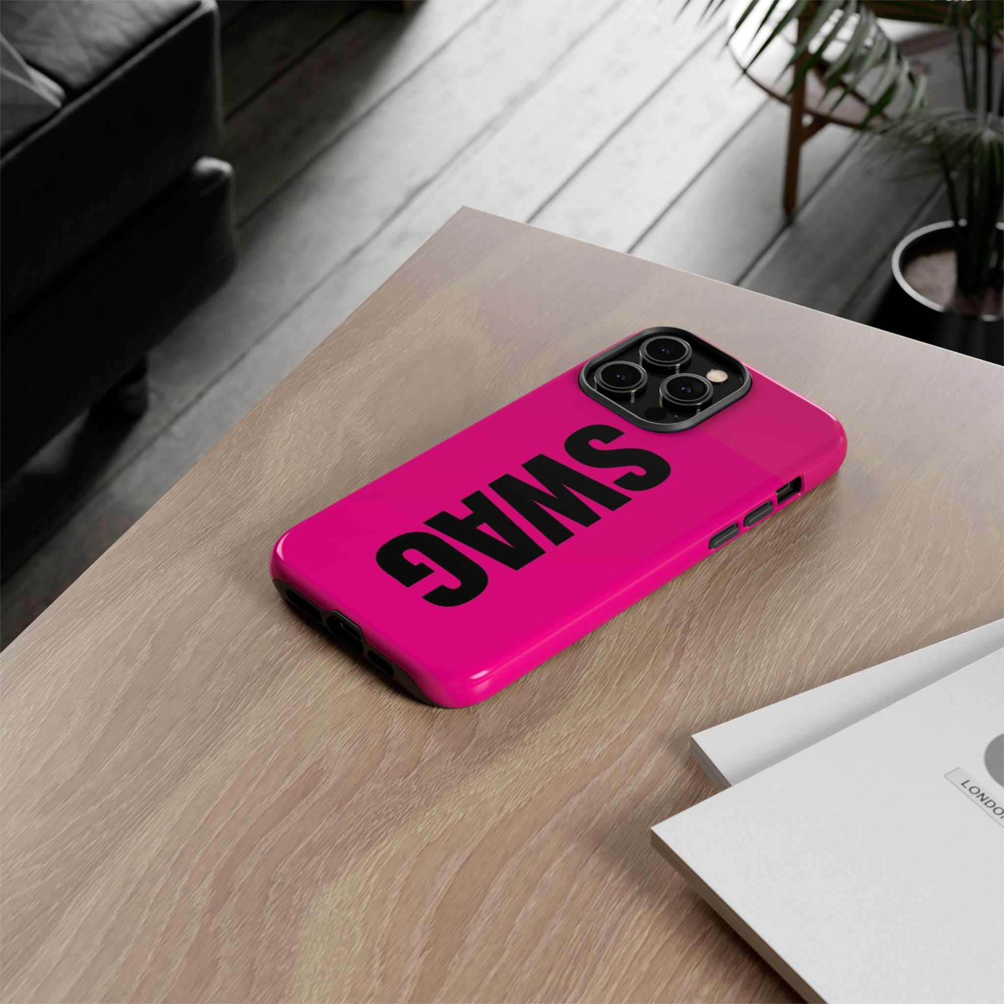 Phone Case —  Hot Pink SWAG Printify