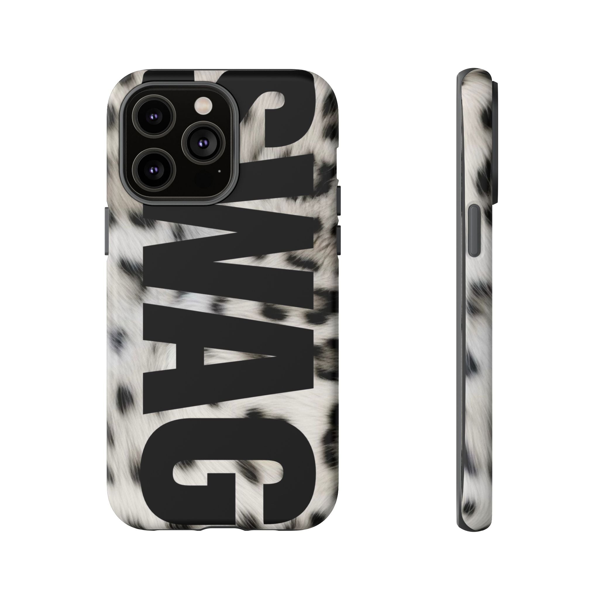 Phone Case — Leopard Faux Fur 'SWAG'