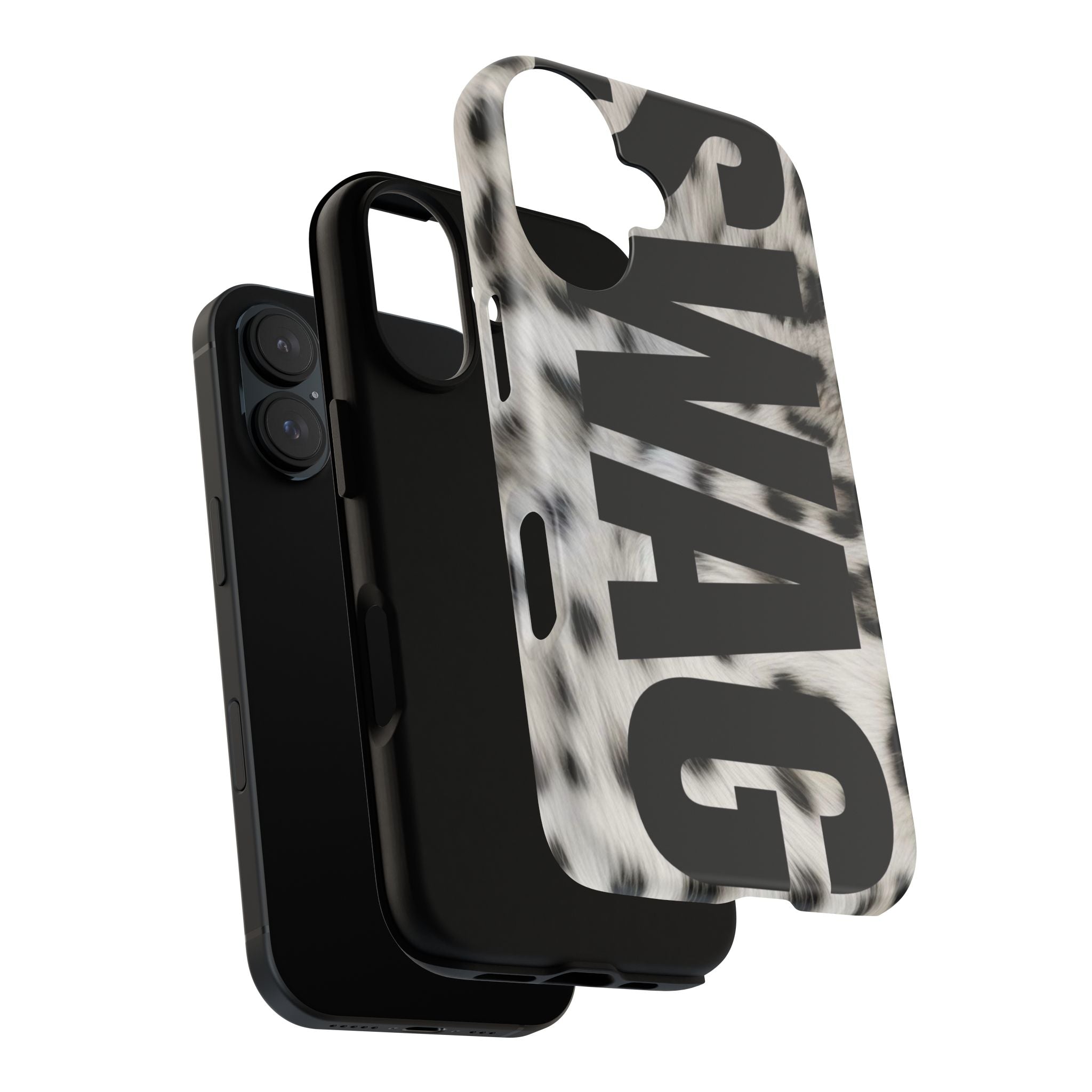 Phone Case — Leopard Faux Fur 'SWAG'