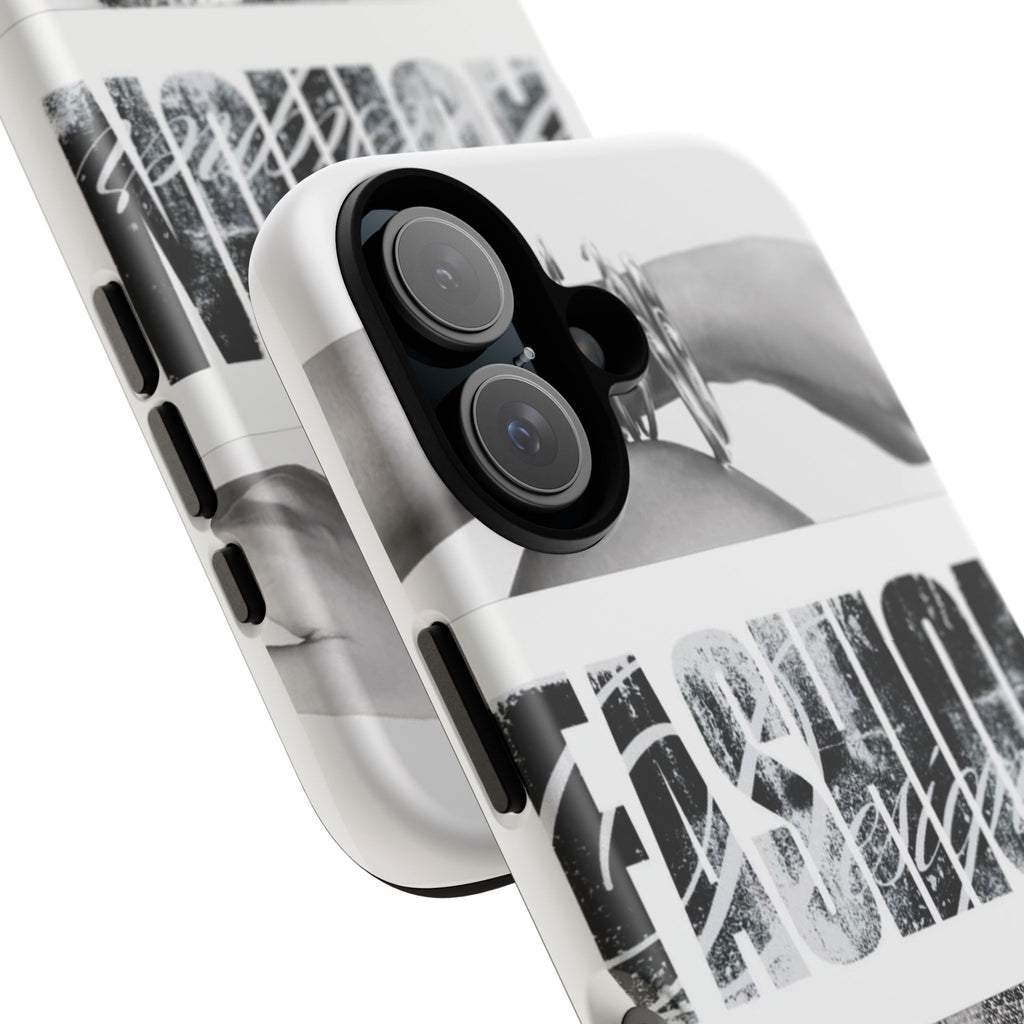 Tough Cases – Grunge Black & White 'Rebellion' Protective Phone Case