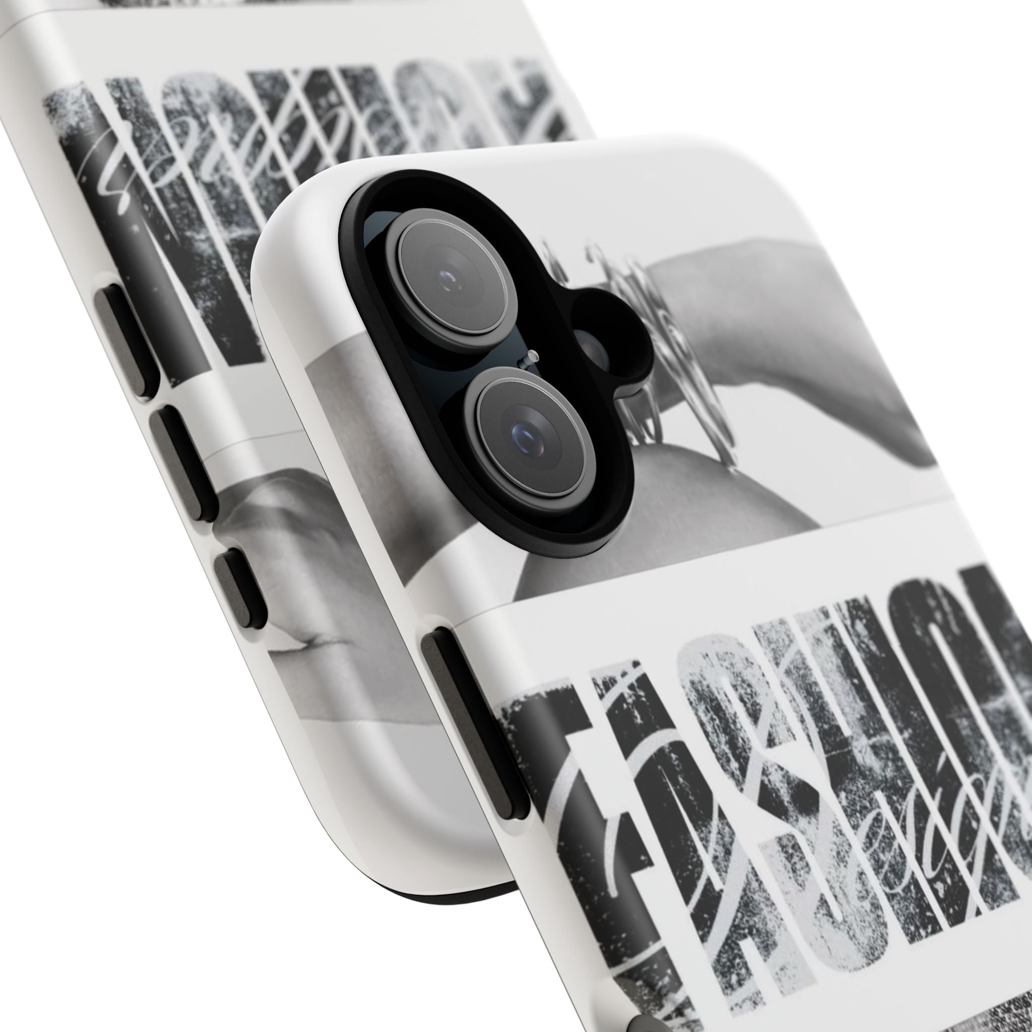 Tough Cases – Grunge Black & White 'Rebellion' Protective Phone Case
