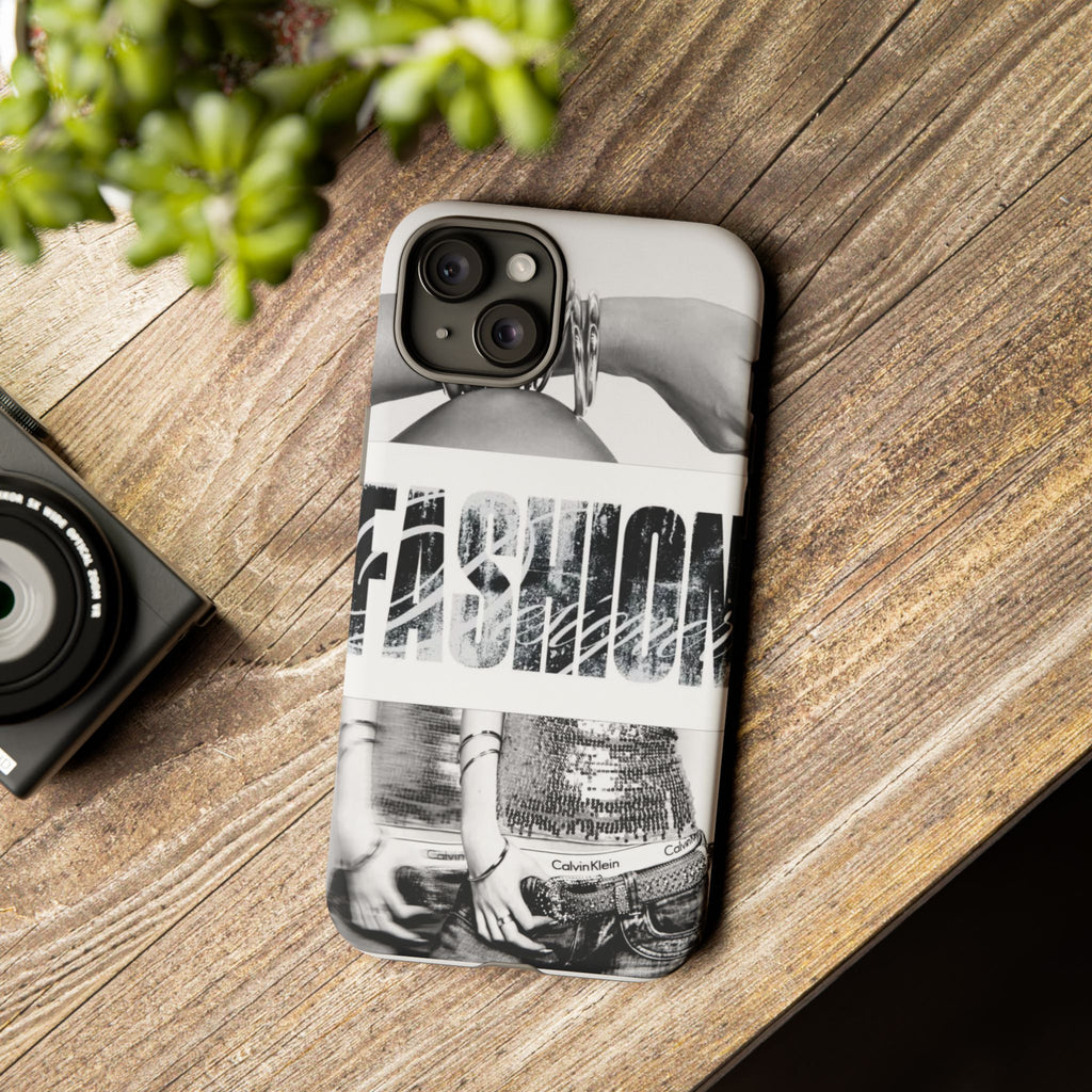 Tough Cases – Grunge Black & White 'Rebellion' Protective Phone Case