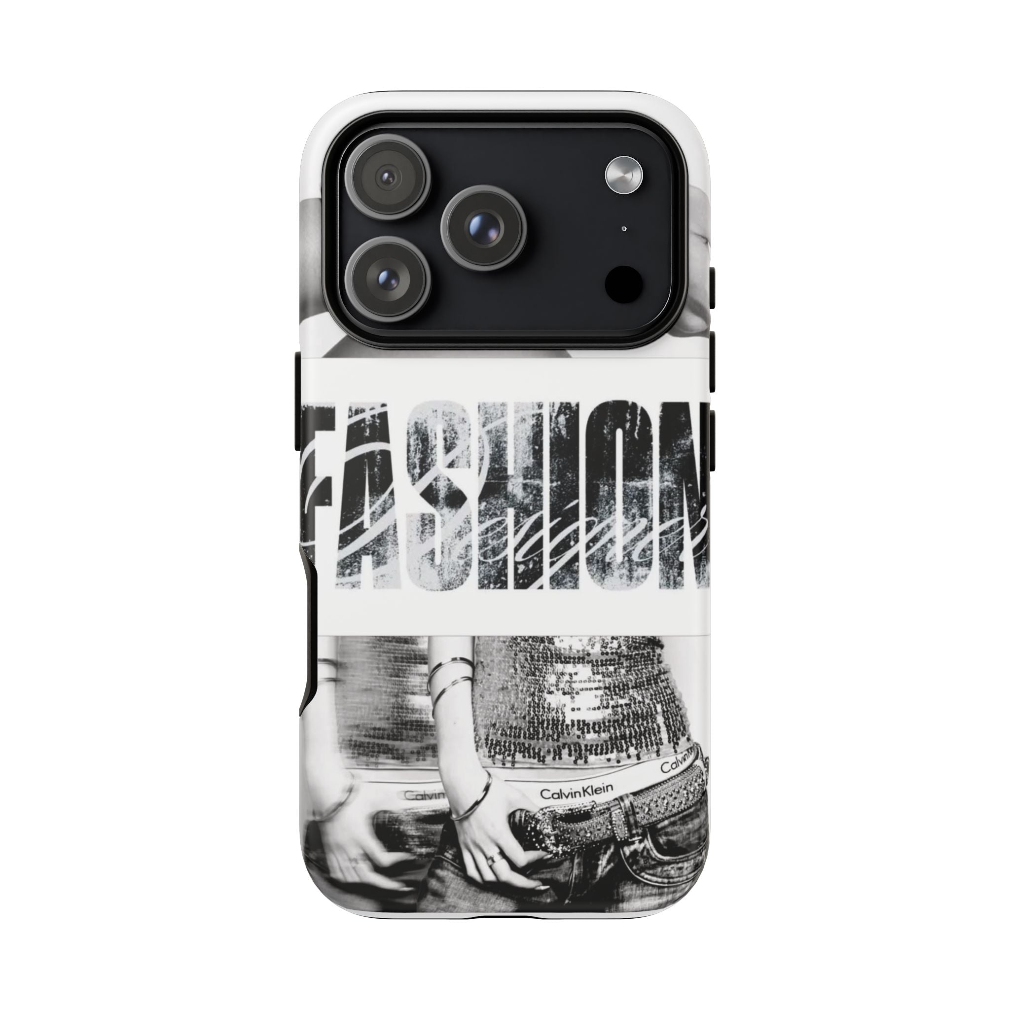 Tough Cases – Grunge Black & White 'Rebellion' Protective Phone Case