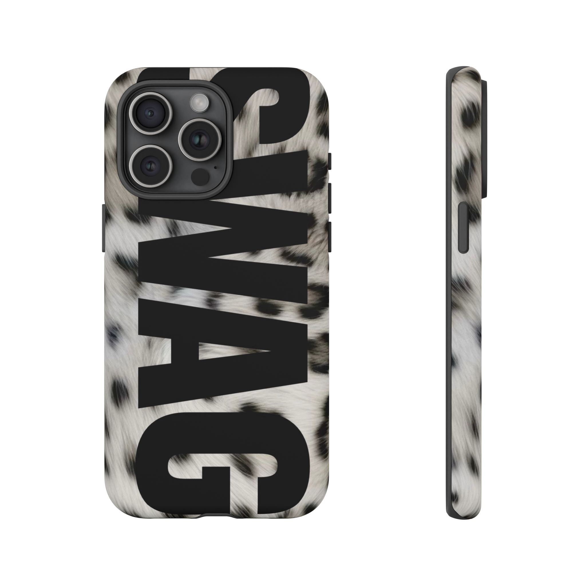 Phone Case — Leopard Faux Fur 'SWAG'