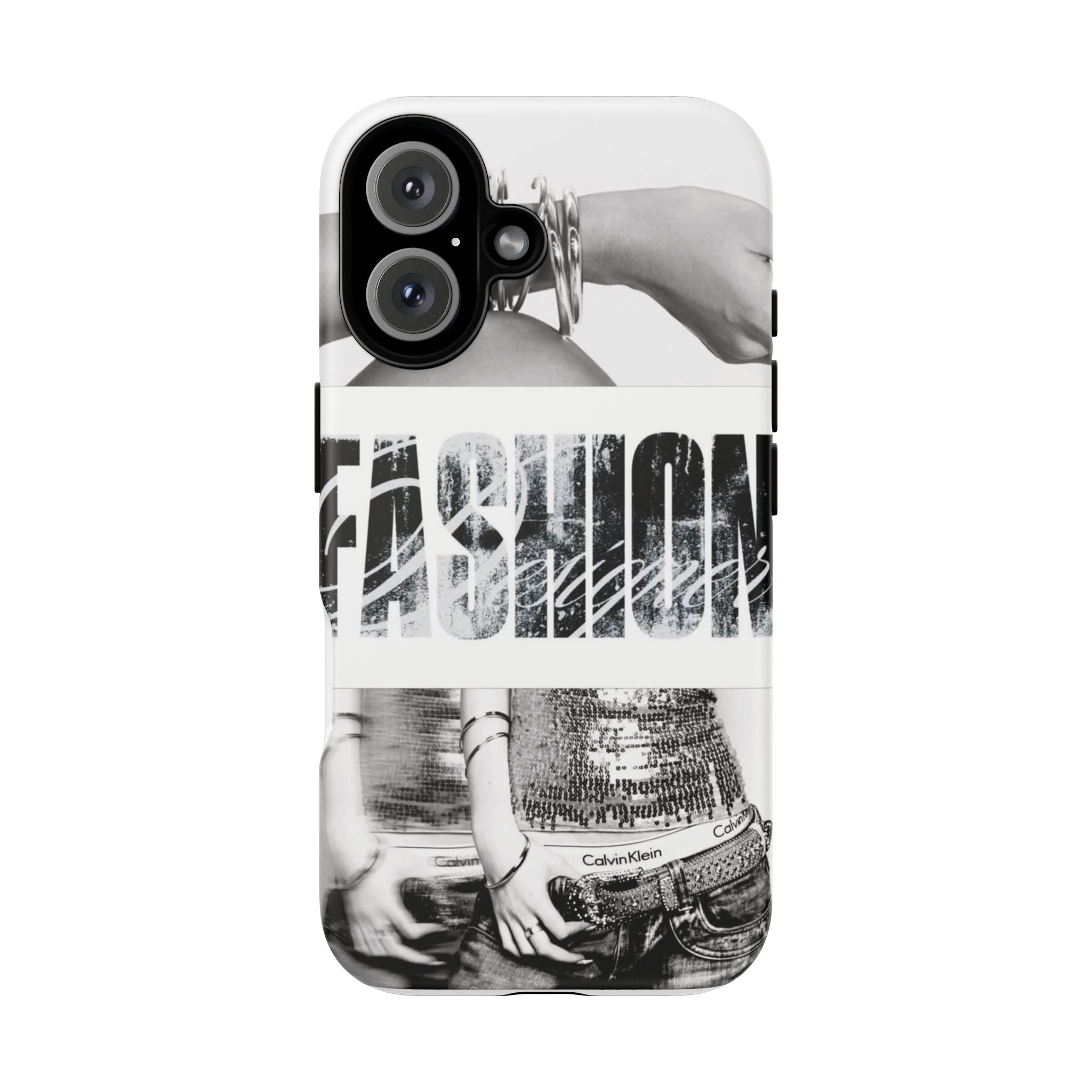 Tough Cases – Grunge Black & White 'Rebellion' Protective Phone Case
