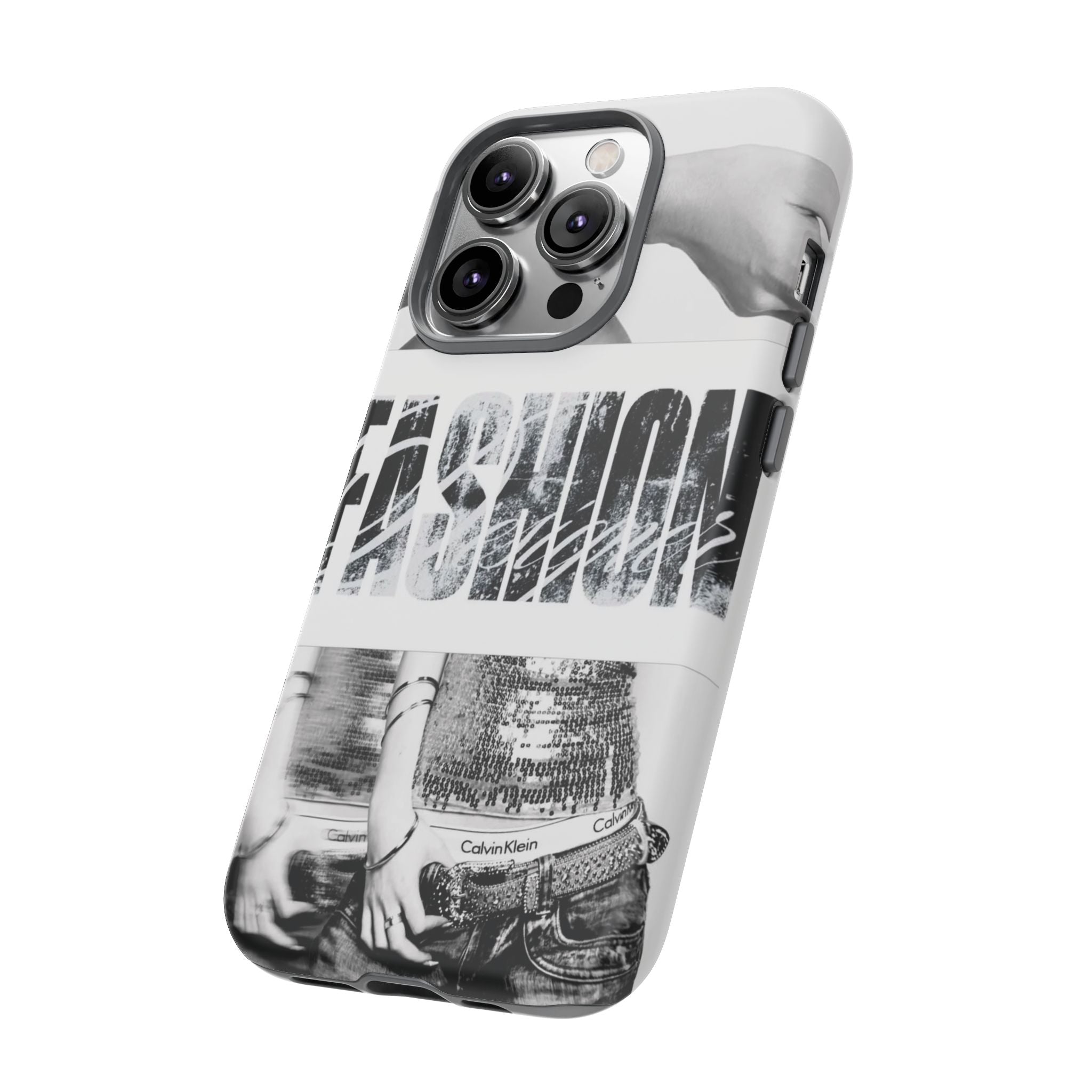 Tough Cases – Grunge Black & White 'Rebellion' Protective Phone Case