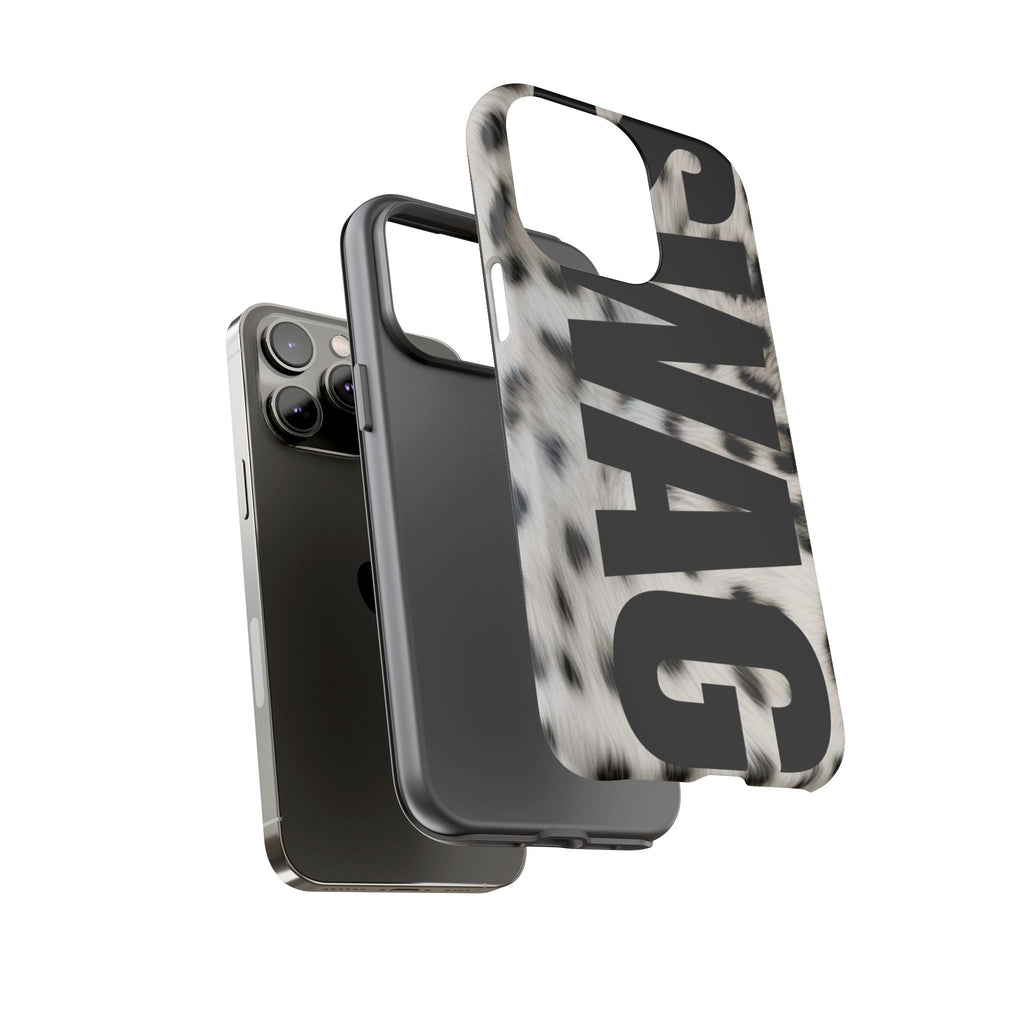 Phone Case — Leopard Faux Fur 'SWAG'