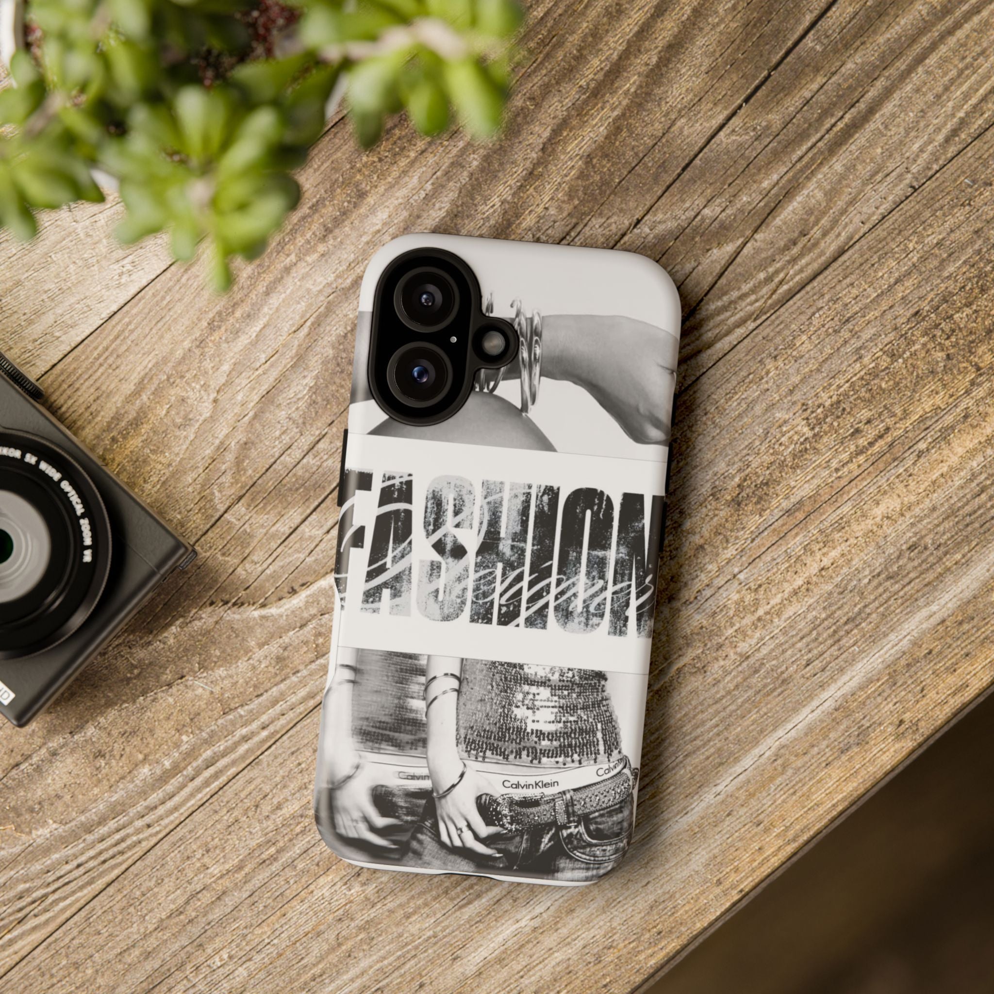 Tough Cases – Grunge Black & White 'Rebellion' Protective Phone Case