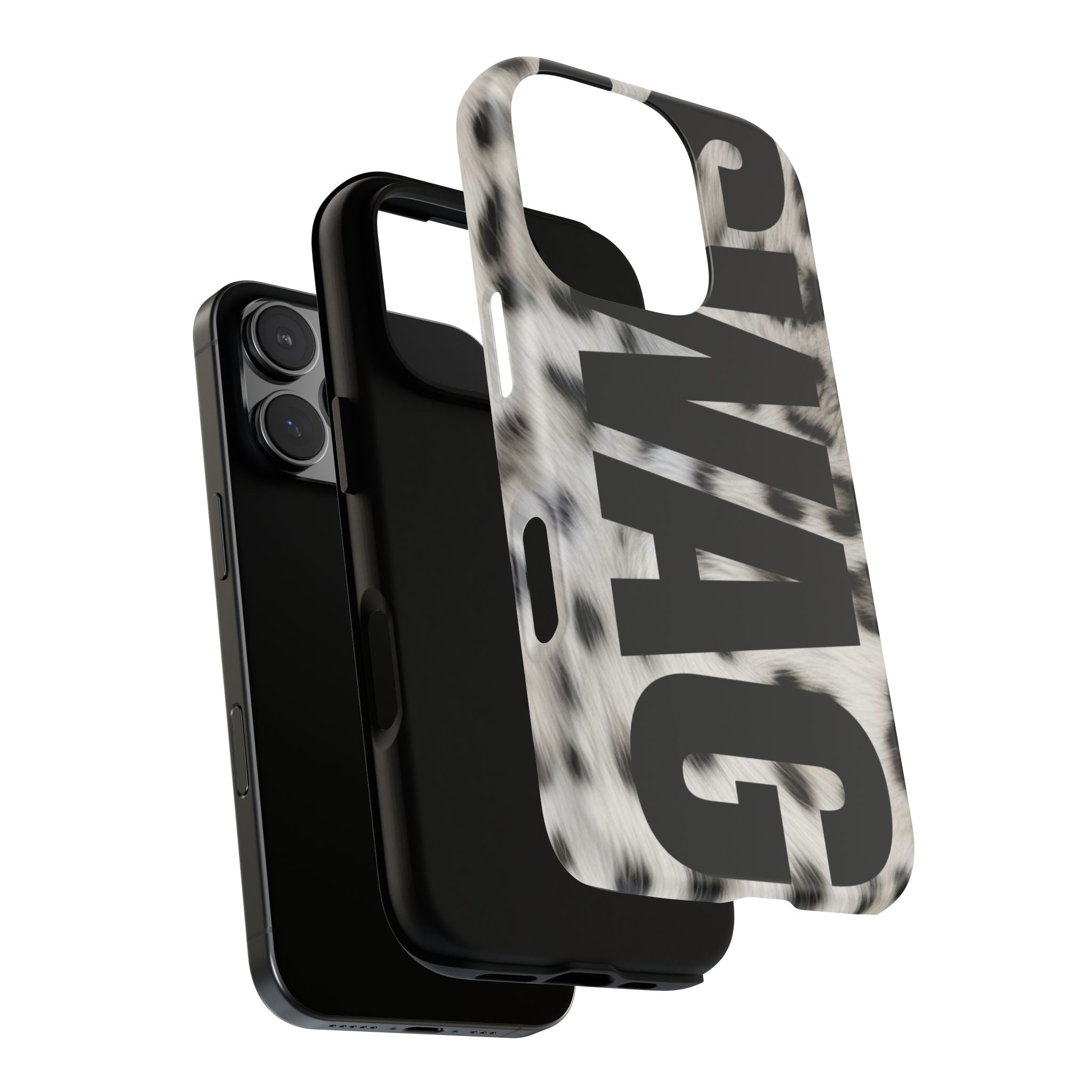 Phone Case — Leopard Faux Fur 'SWAG'