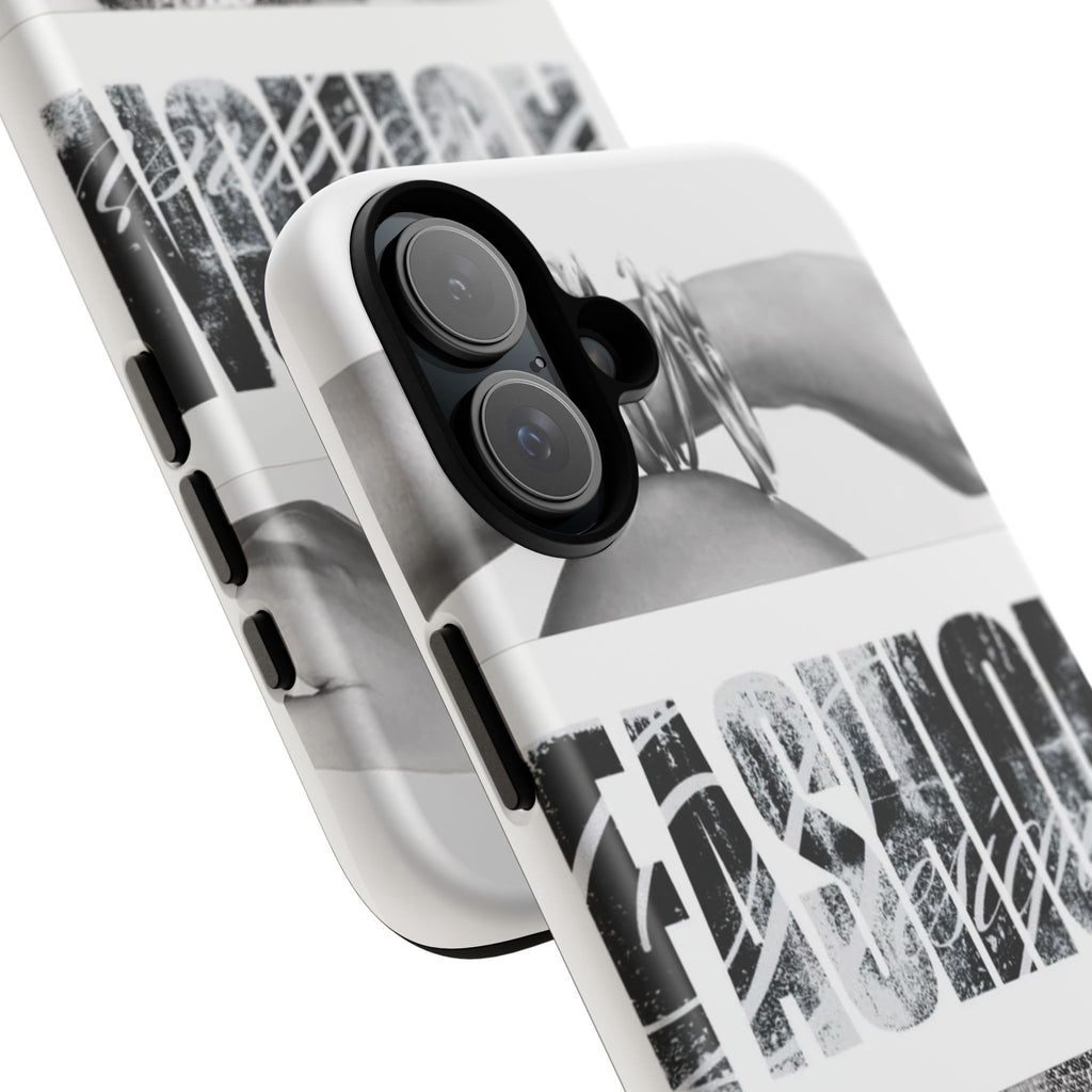 Tough Cases – Grunge Black & White 'Rebellion' Protective Phone Case