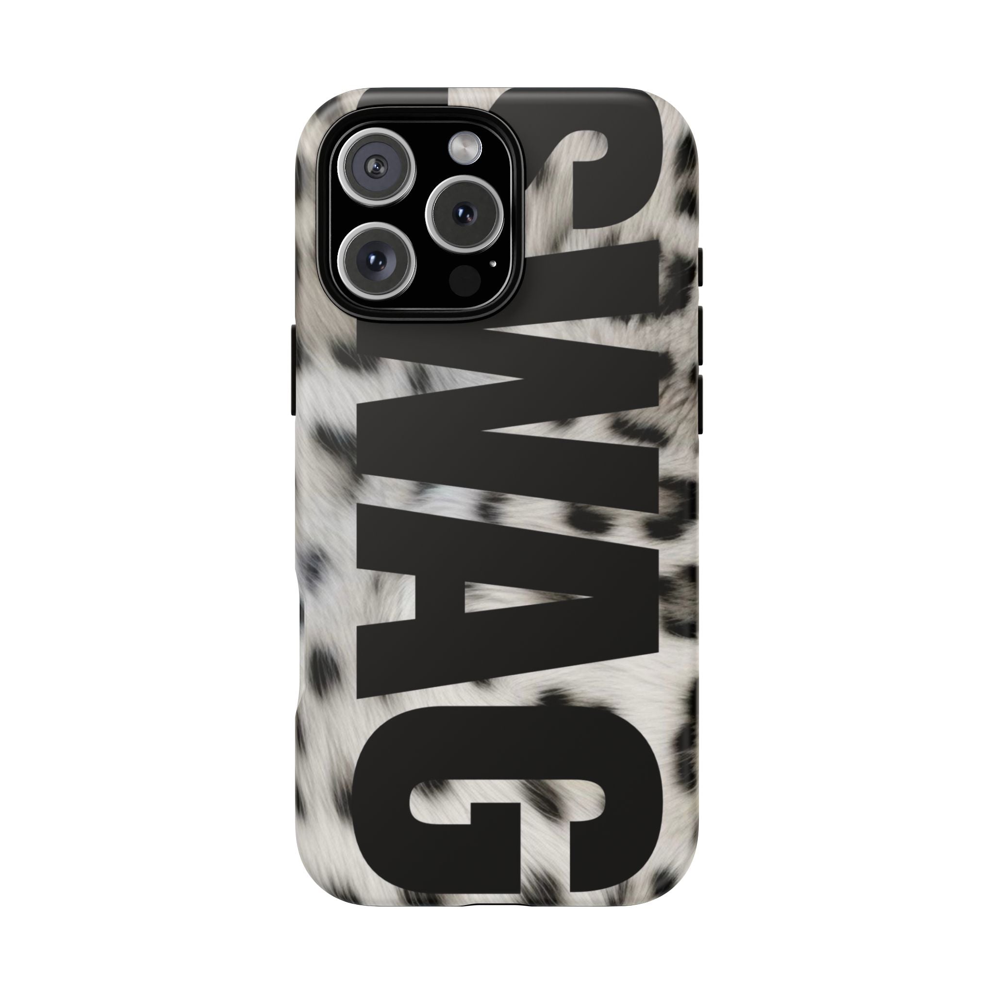 Phone Case — Leopard Faux Fur 'SWAG'