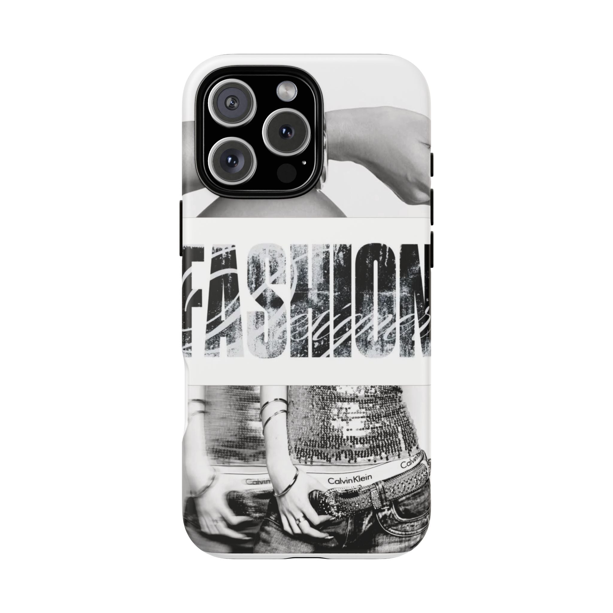 Tough Cases – Grunge Black & White 'Rebellion' Protective Phone Case
