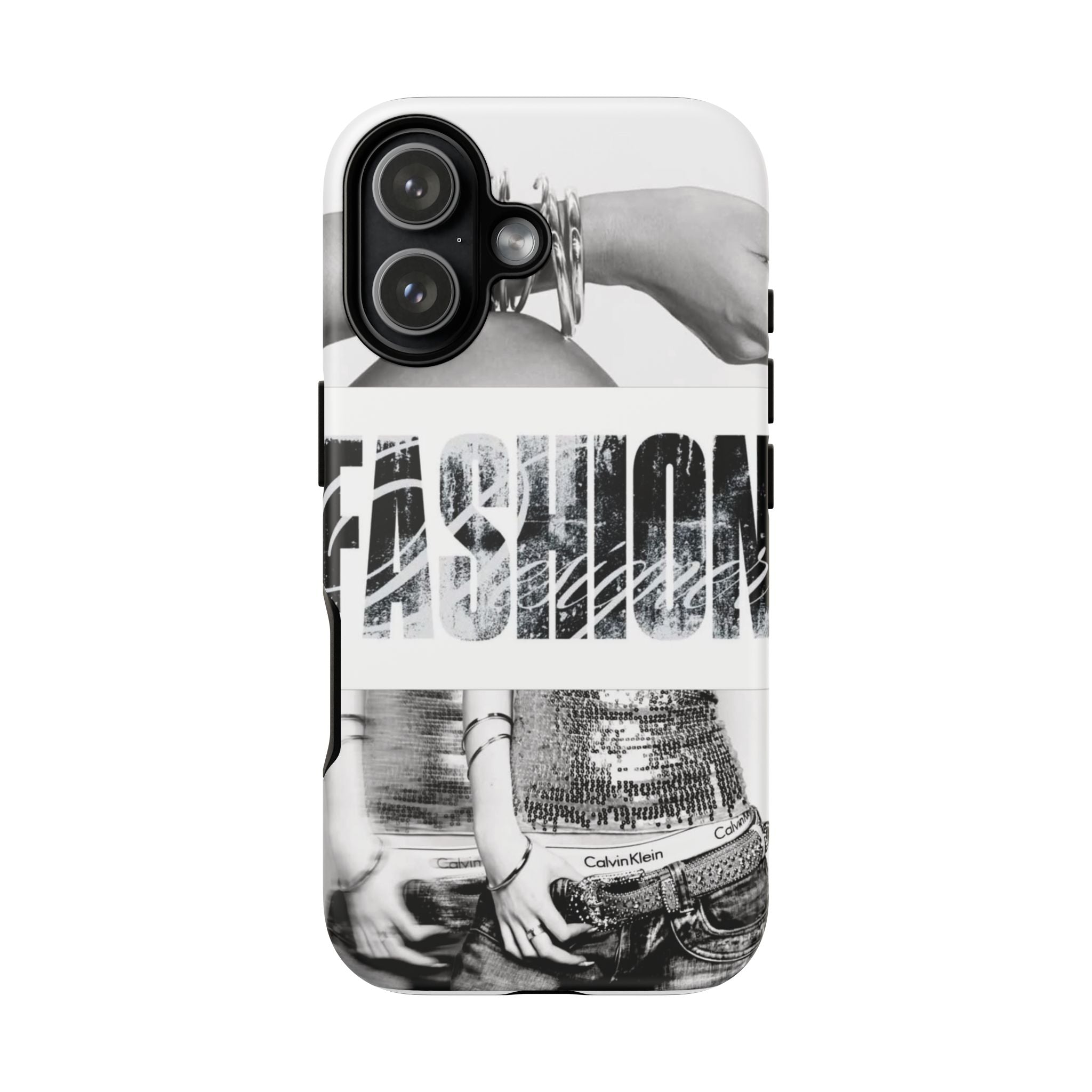 Tough Cases – Grunge Black & White 'Rebellion' Protective Phone Case