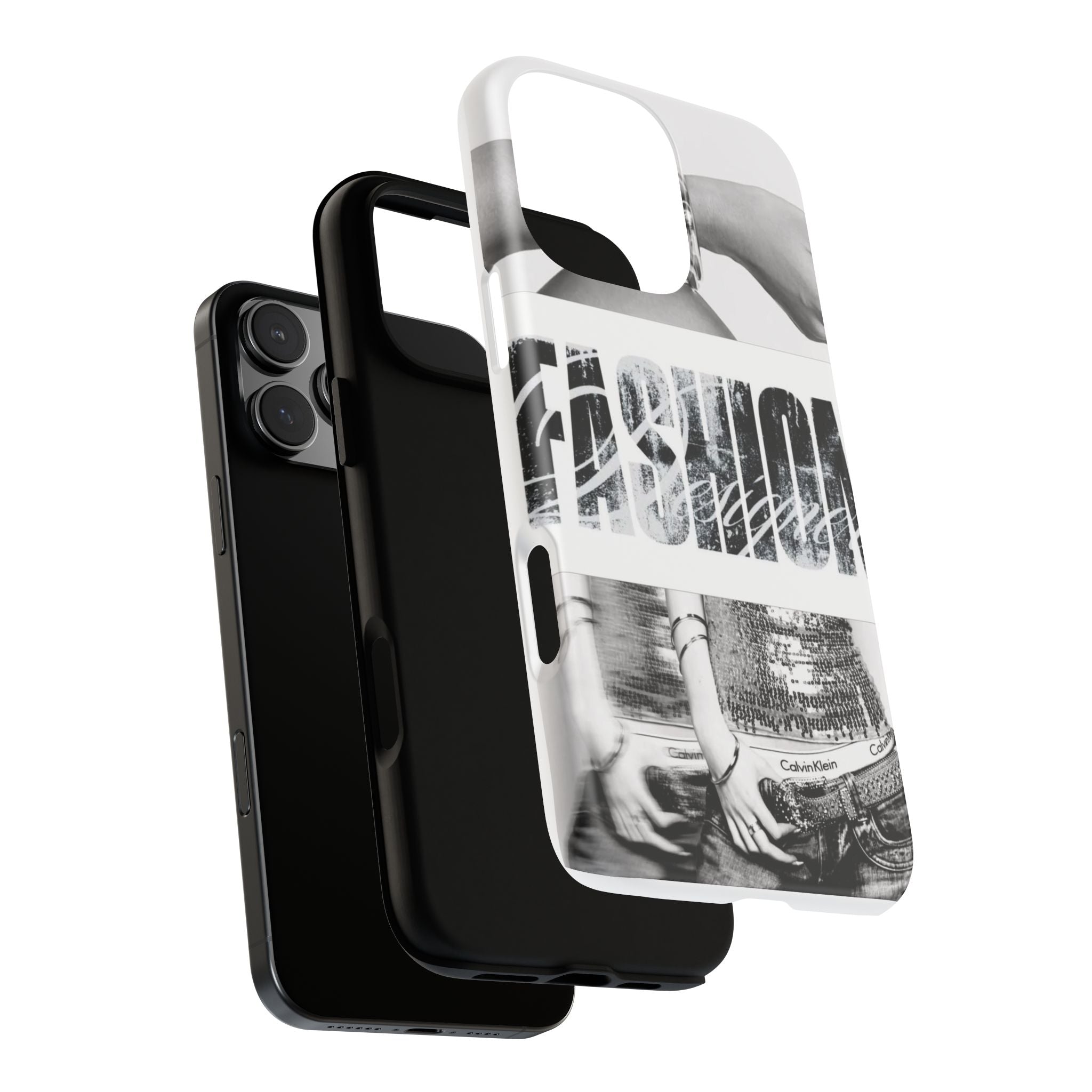 Tough Cases – Grunge Black & White 'Rebellion' Protective Phone Case