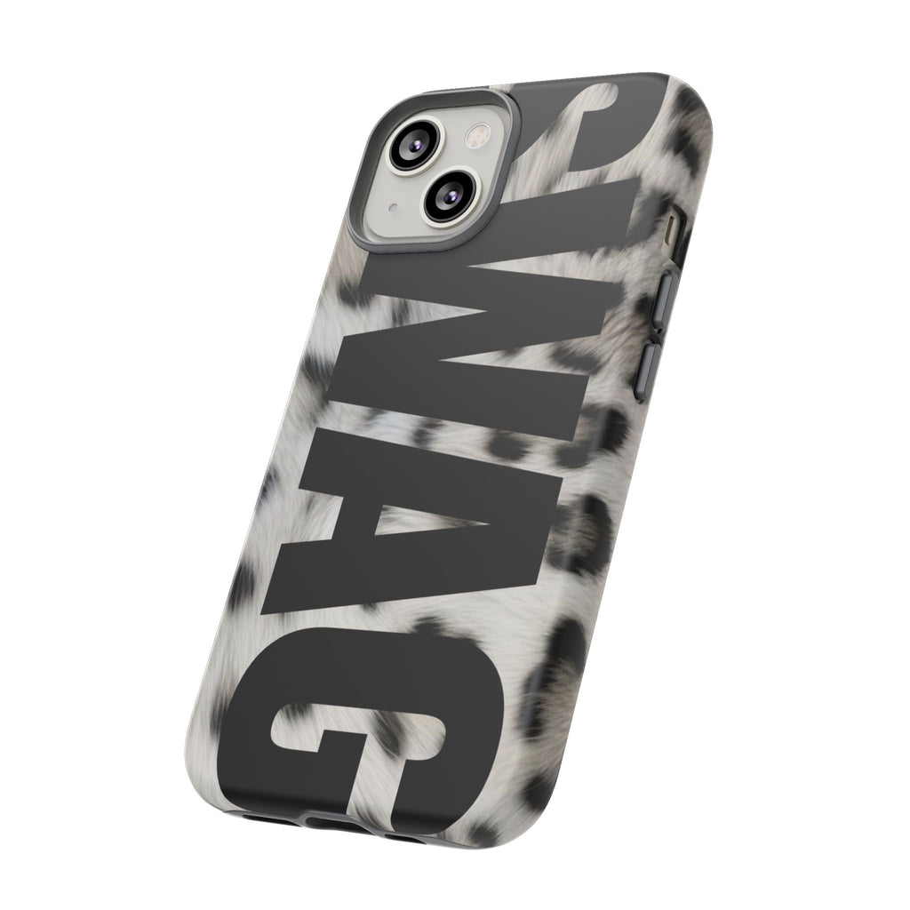 Phone Case — Leopard Faux Fur 'SWAG'