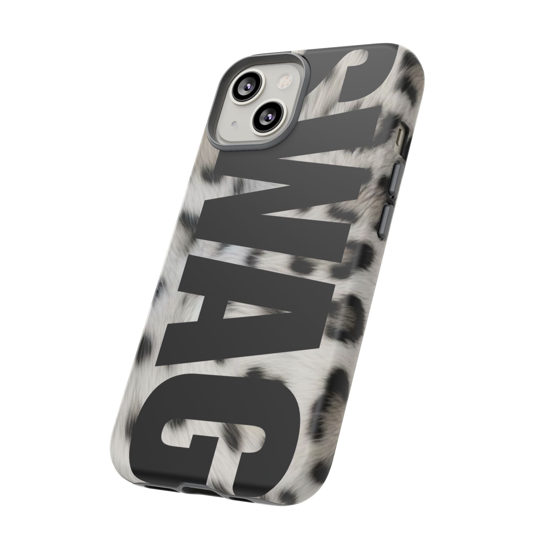 Phone Case — Leopard Faux Fur 'SWAG'
