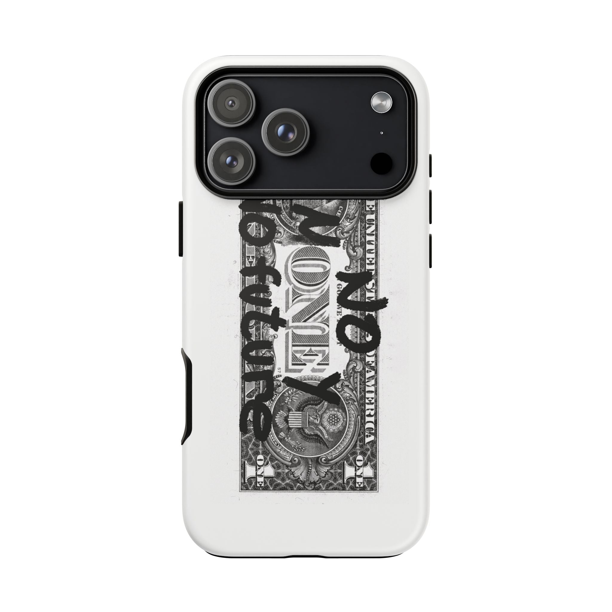 Phone Case — 'No Money No Future' Dollar Bill Printify