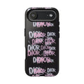Phone Case — Pink Graffiti 'DIOR' Printify