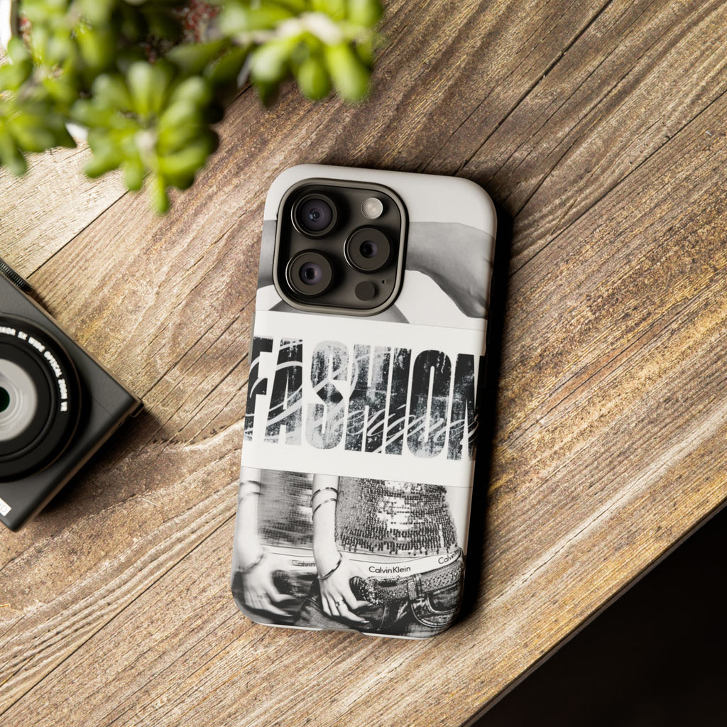 Tough Cases – Grunge Black & White 'Rebellion' Protective Phone Case