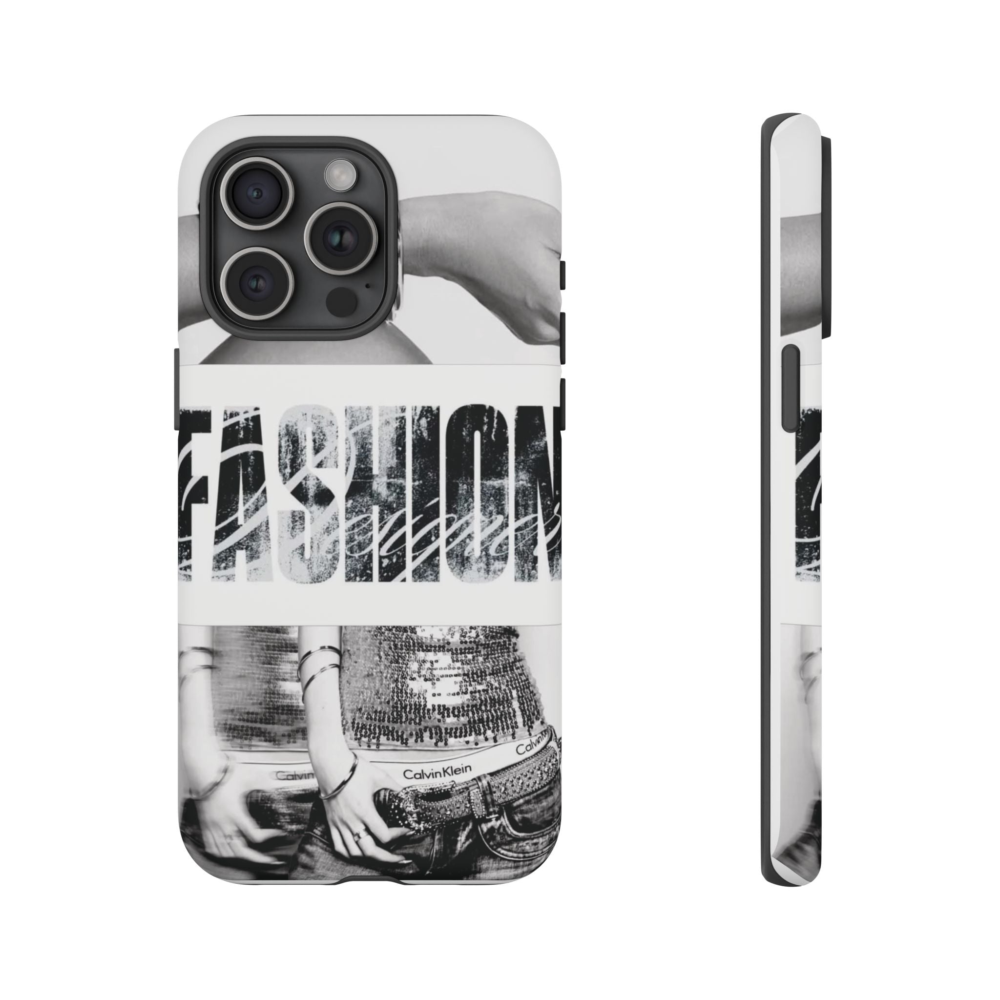 Tough Cases – Grunge Black & White 'Rebellion' Protective Phone Case