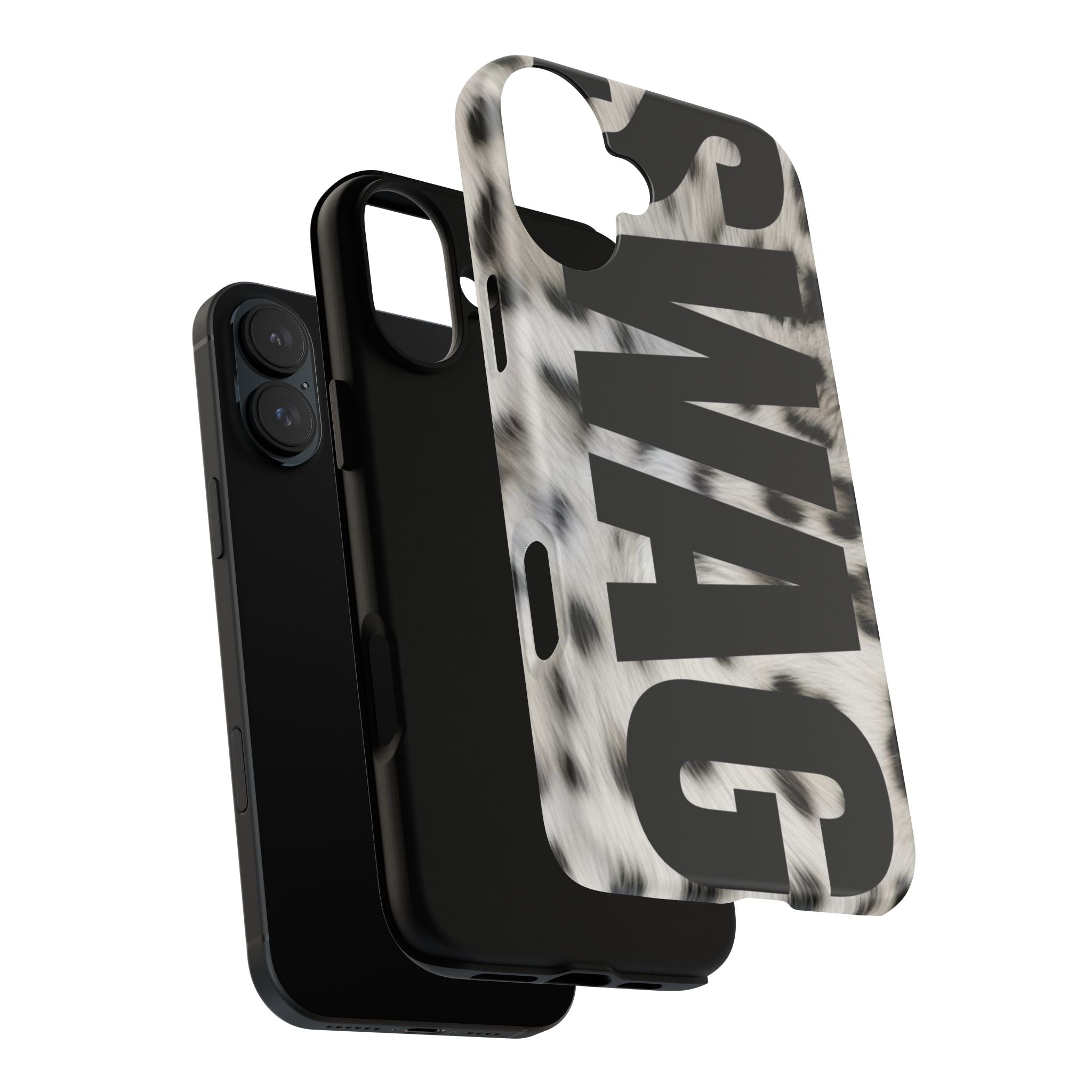 Phone Case — Leopard Faux Fur 'SWAG'
