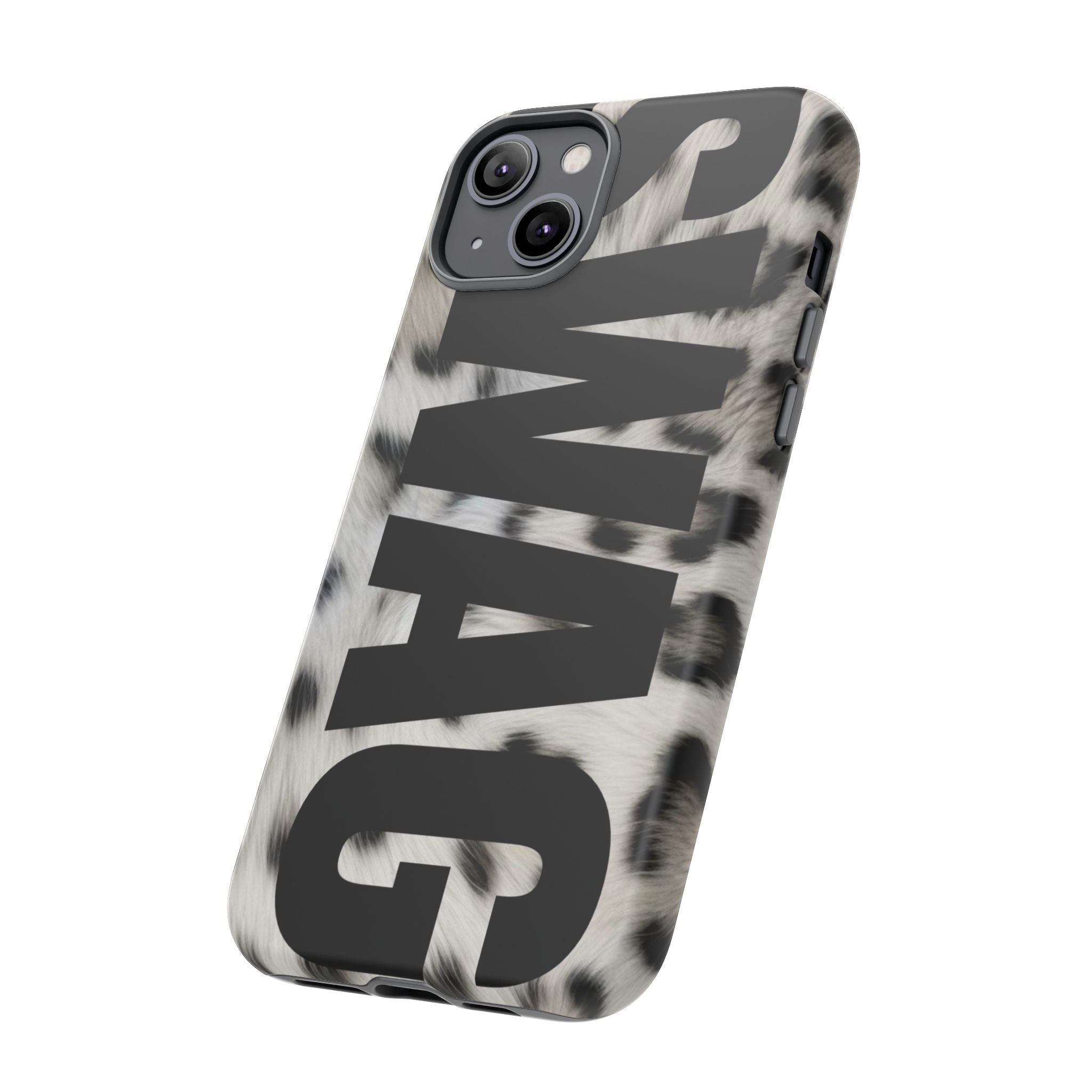 Phone Case — Leopard Faux Fur 'SWAG'