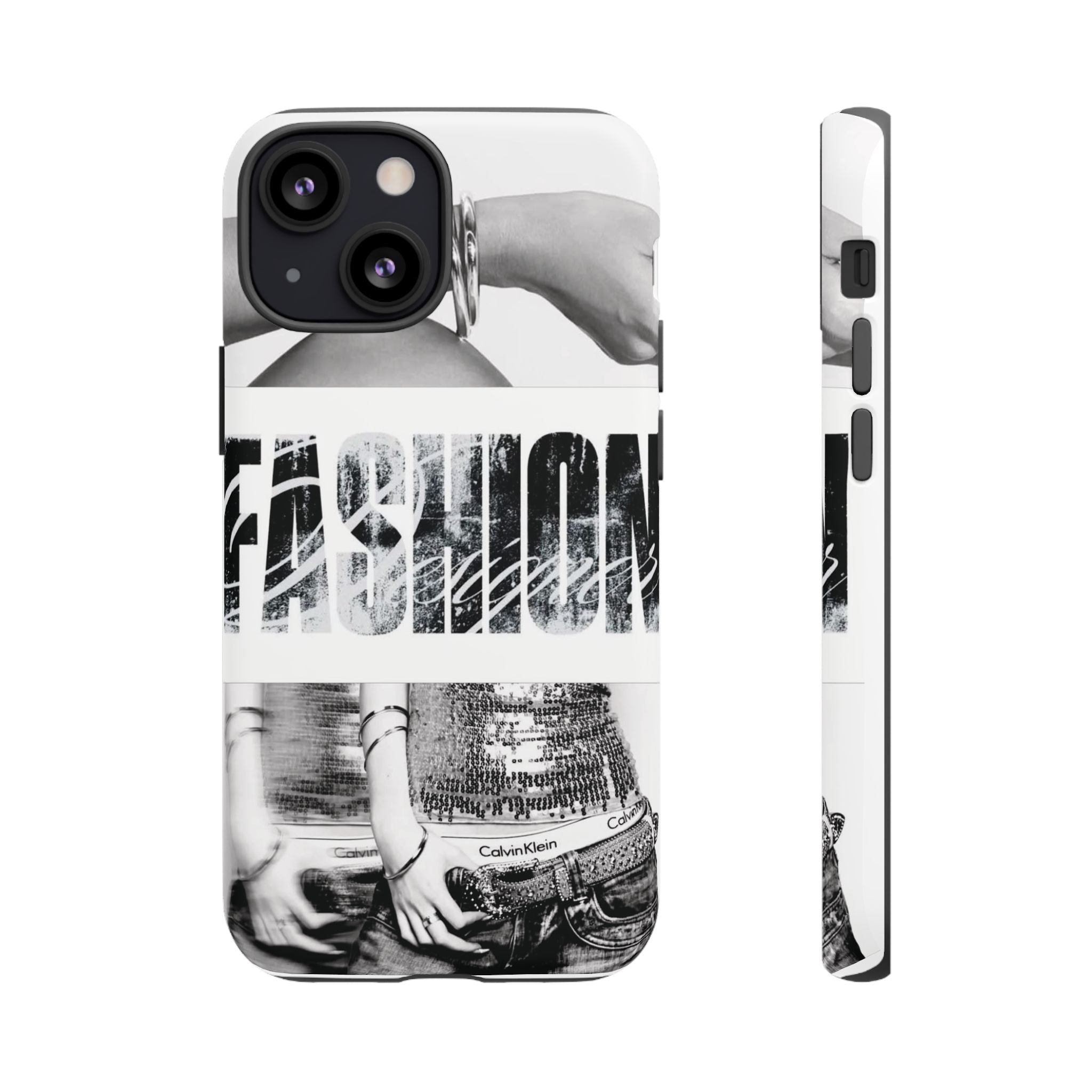 Tough Cases – Grunge Black & White 'Rebellion' Protective Phone Case