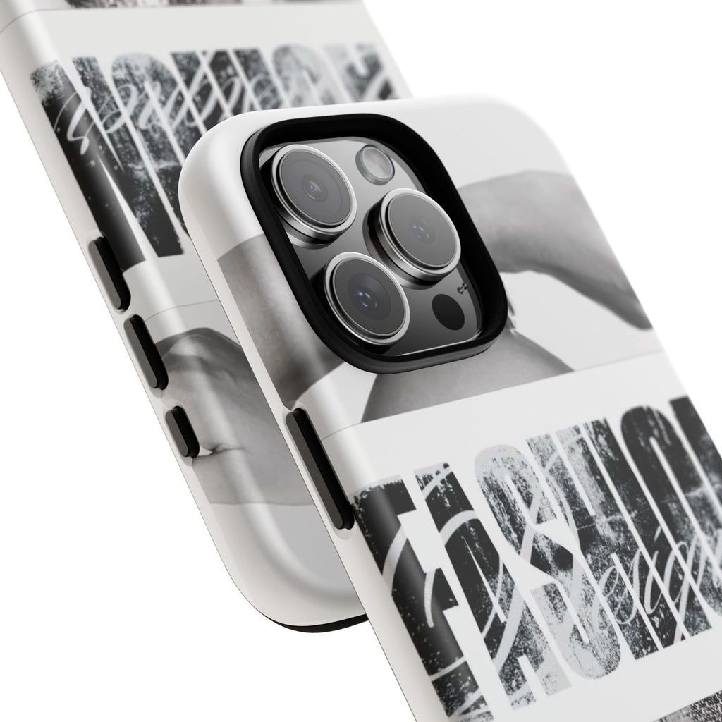 Tough Cases – Grunge Black & White 'Rebellion' Protective Phone Case