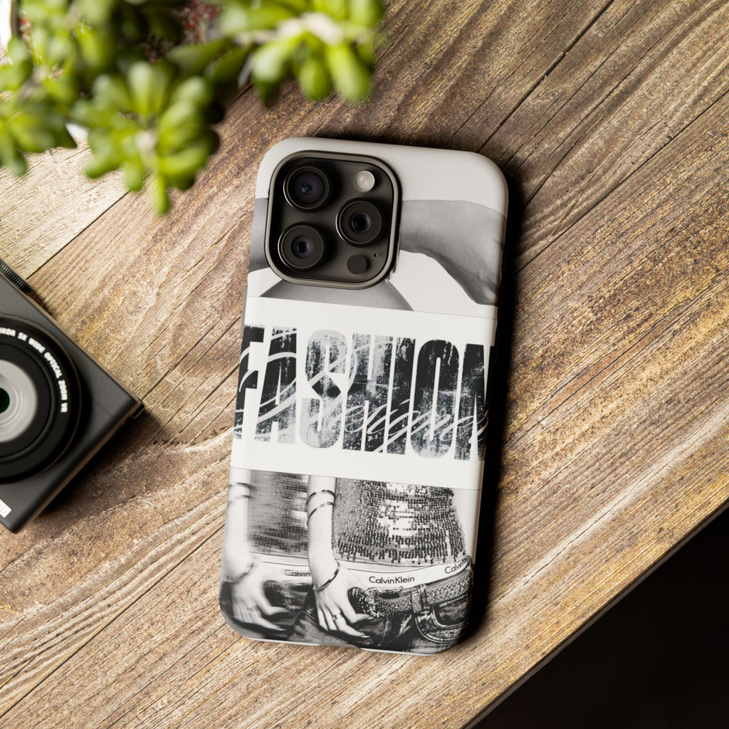 Tough Cases – Grunge Black & White 'Rebellion' Protective Phone Case