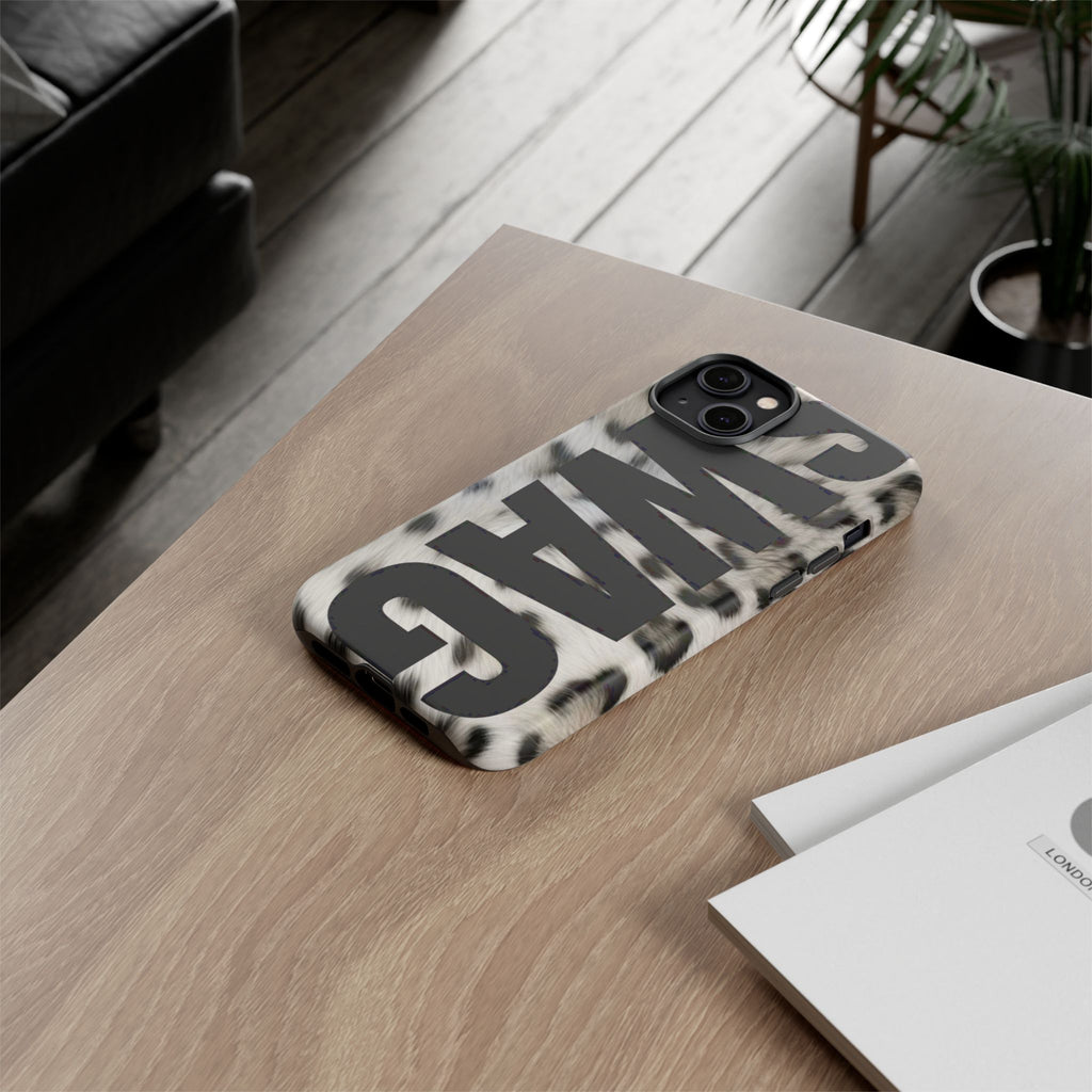 Phone Case — Leopard Faux Fur 'SWAG'