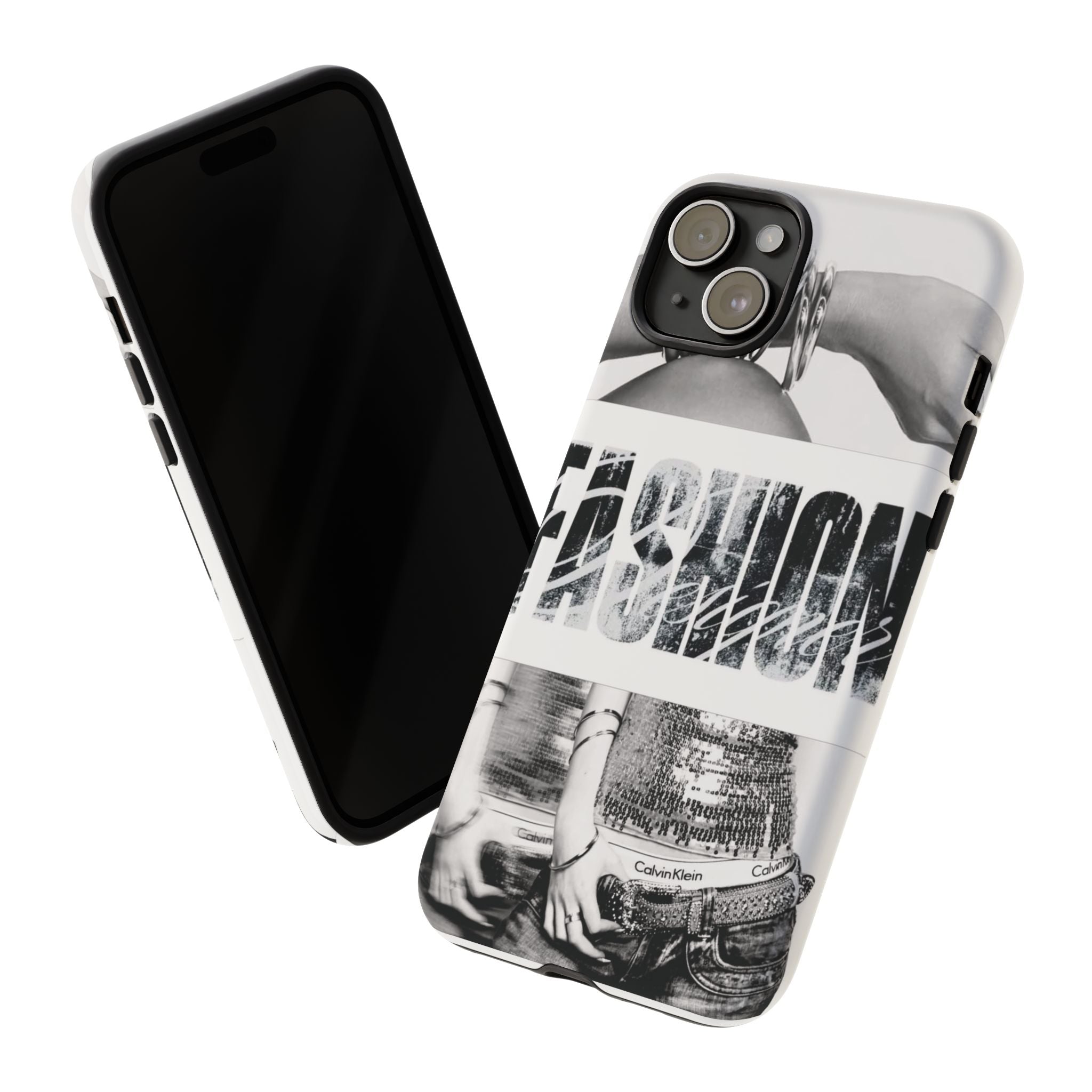 Tough Cases – Grunge Black & White 'Rebellion' Protective Phone Case