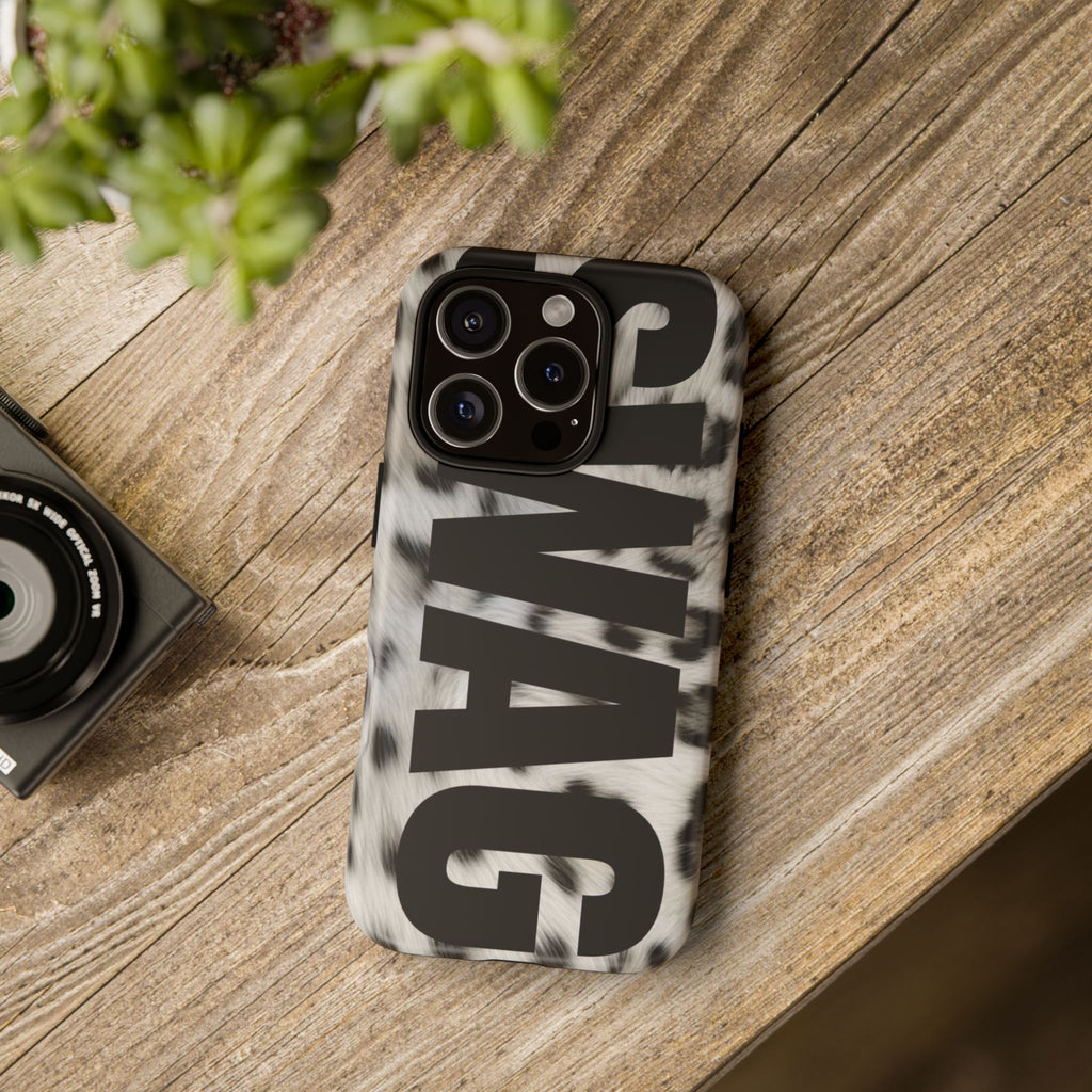 Phone Case — Leopard Faux Fur 'SWAG'