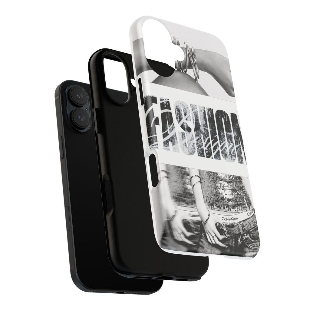 Tough Cases – Grunge Black & White 'Rebellion' Protective Phone Case