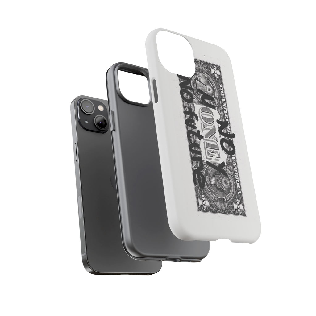 Phone Case — 'No Money No Future' Dollar Bill