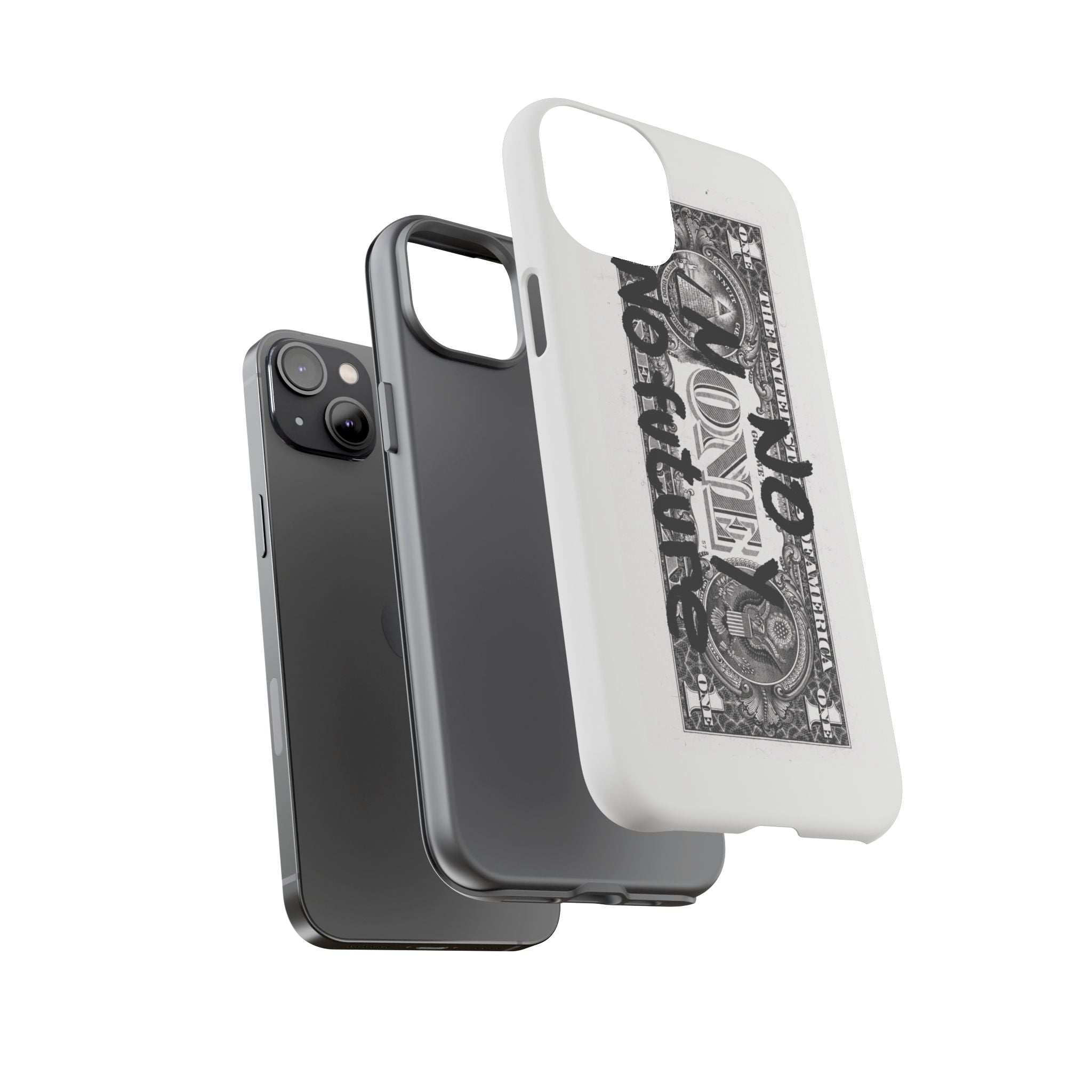 Phone Case — 'No Money No Future' Dollar Bill