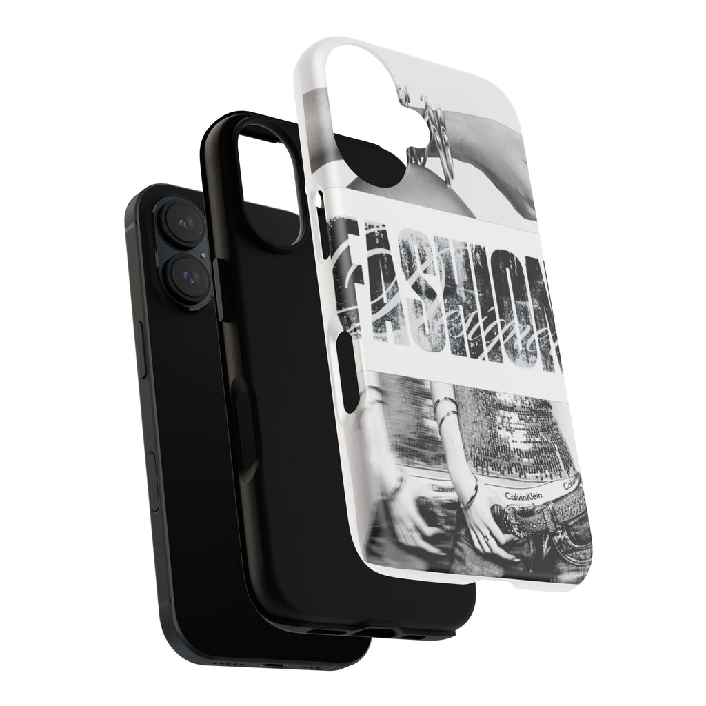 Tough Cases – Grunge Black & White 'Rebellion' Protective Phone Case