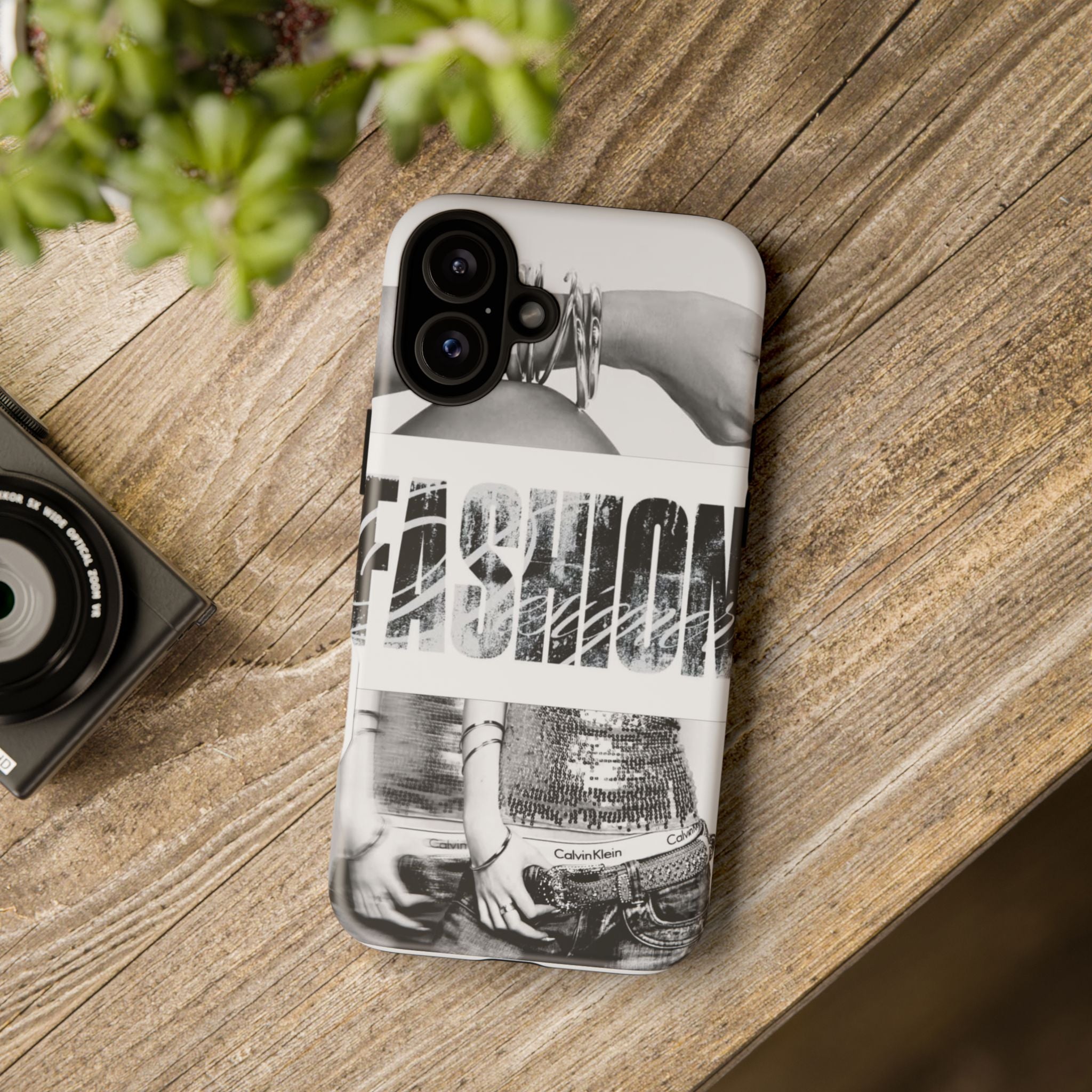 Tough Cases – Grunge Black & White 'Rebellion' Protective Phone Case
