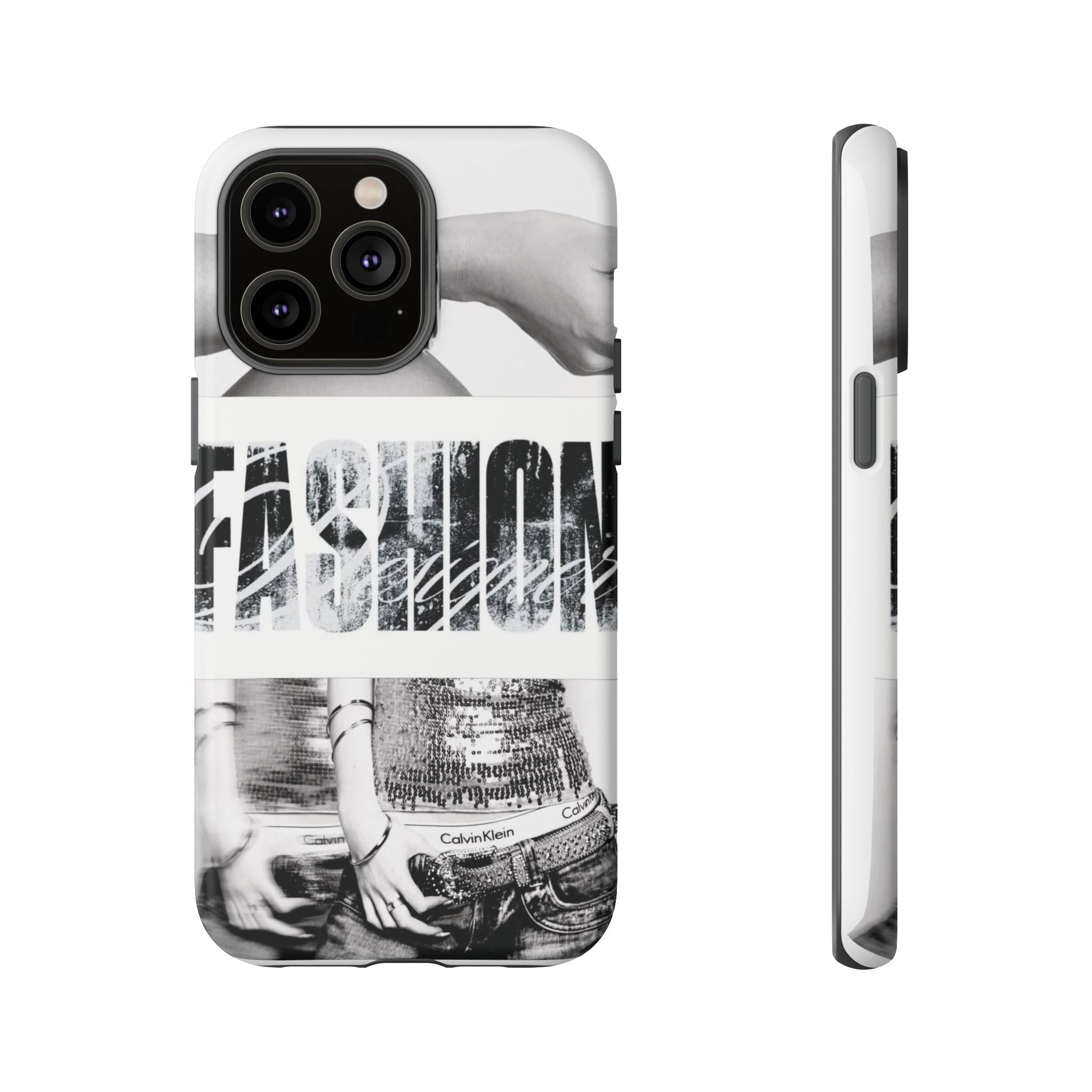 Tough Cases – Grunge Black & White 'Rebellion' Protective Phone Case