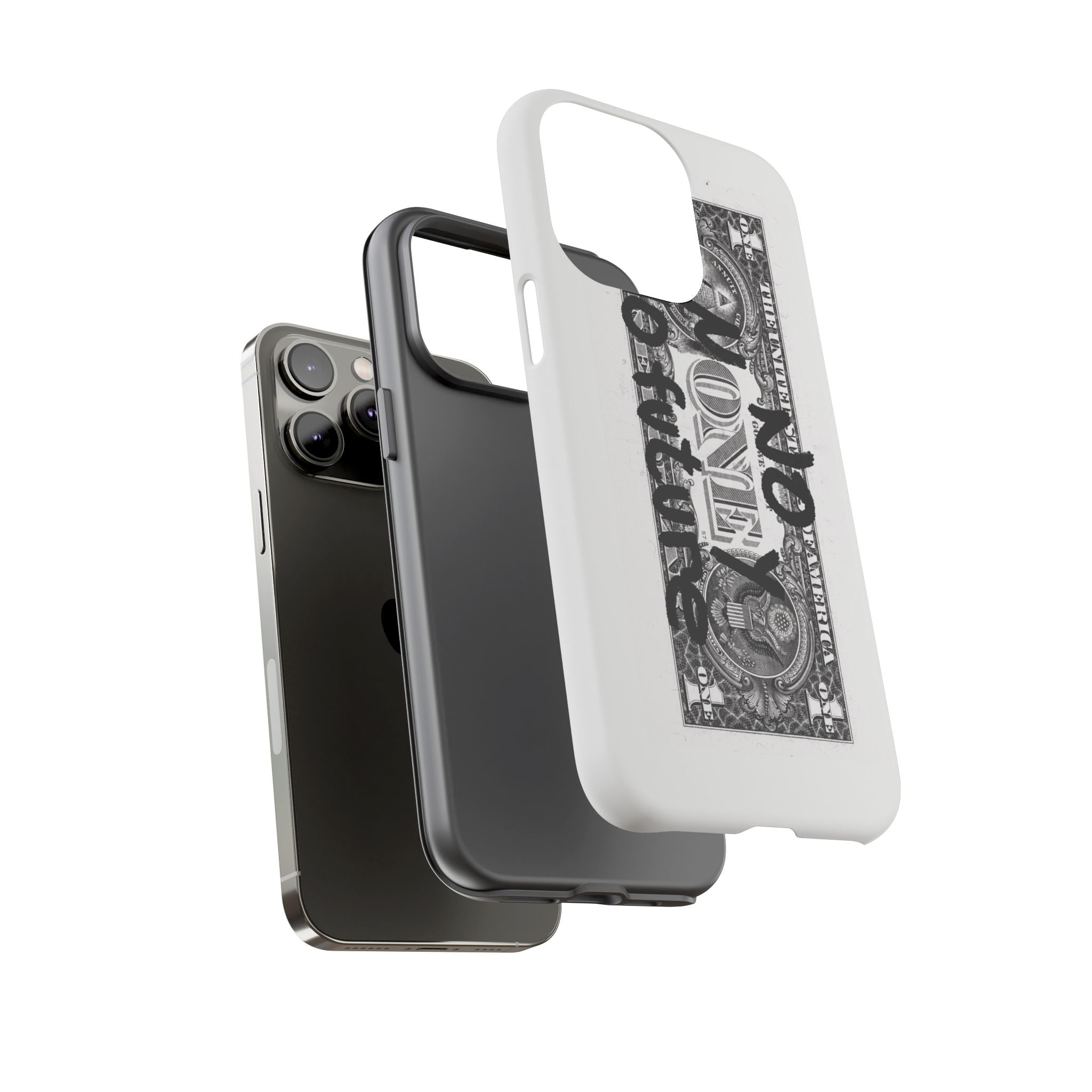 Phone Case — 'No Money No Future' Dollar Bill