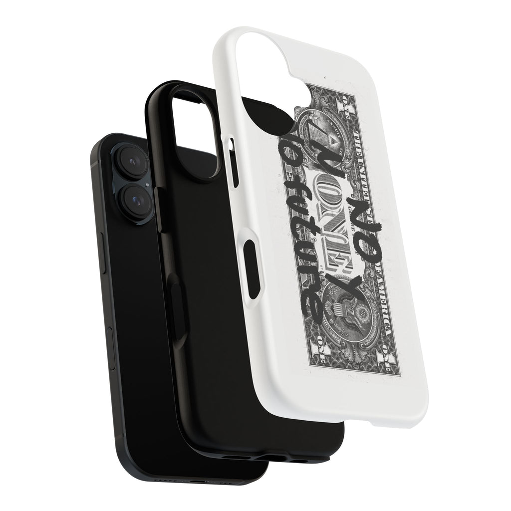 Phone Case — 'No Money No Future' Dollar Bill