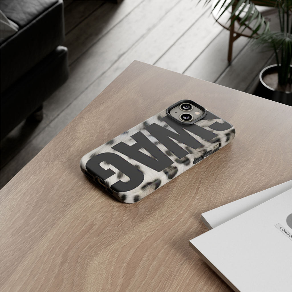 Phone Case — Leopard Faux Fur 'SWAG'