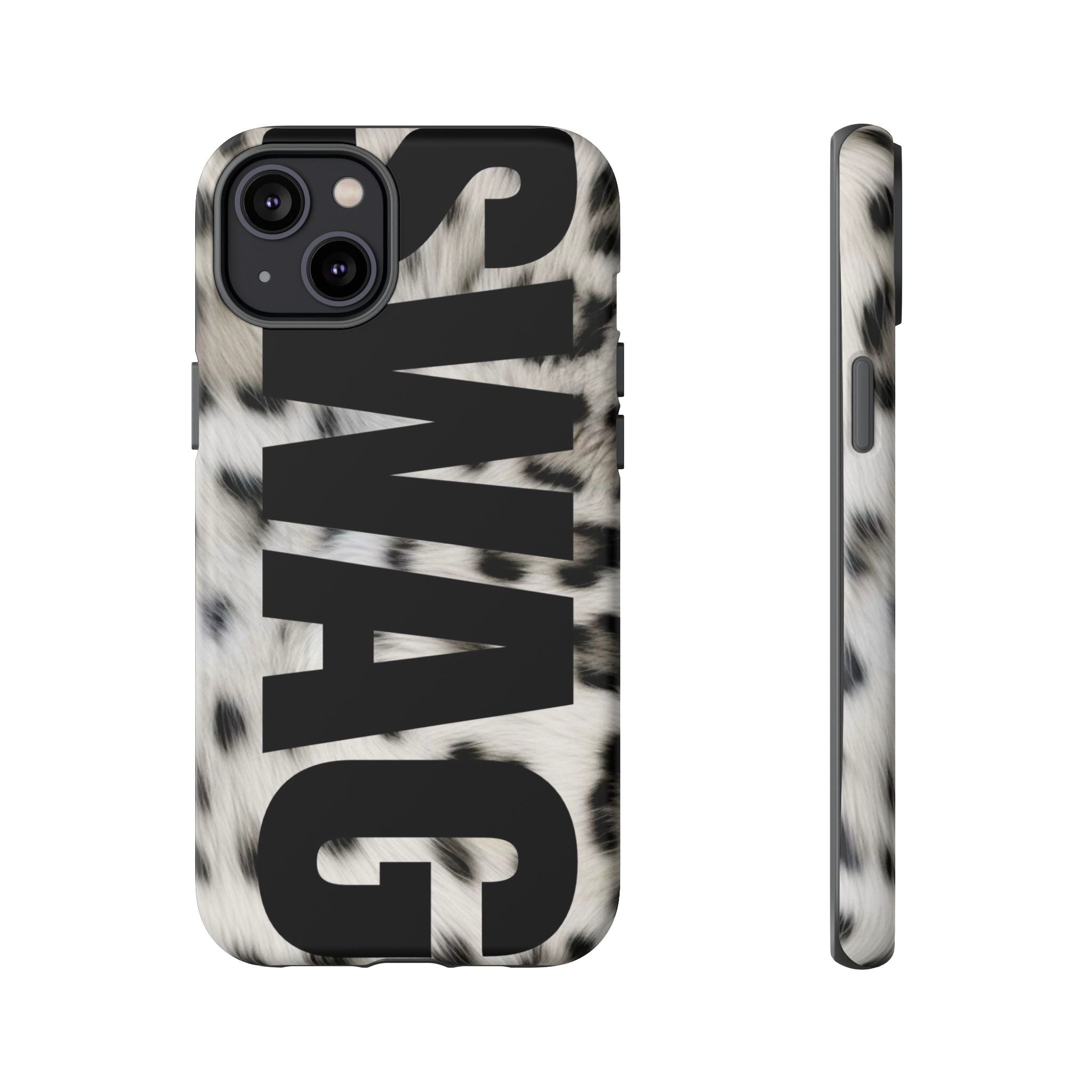 Phone Case — Leopard Faux Fur 'SWAG'