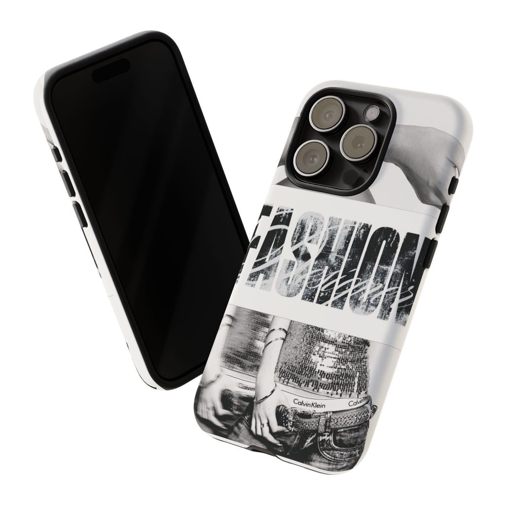 Tough Cases – Grunge Black & White 'Rebellion' Protective Phone Case